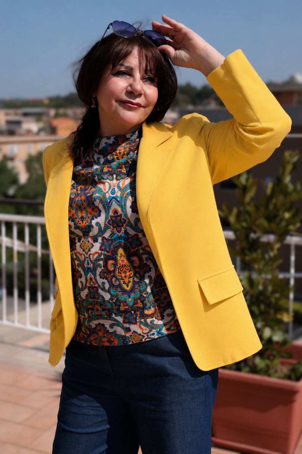 GIACCA CAMILLA GIALLO (Cotone)