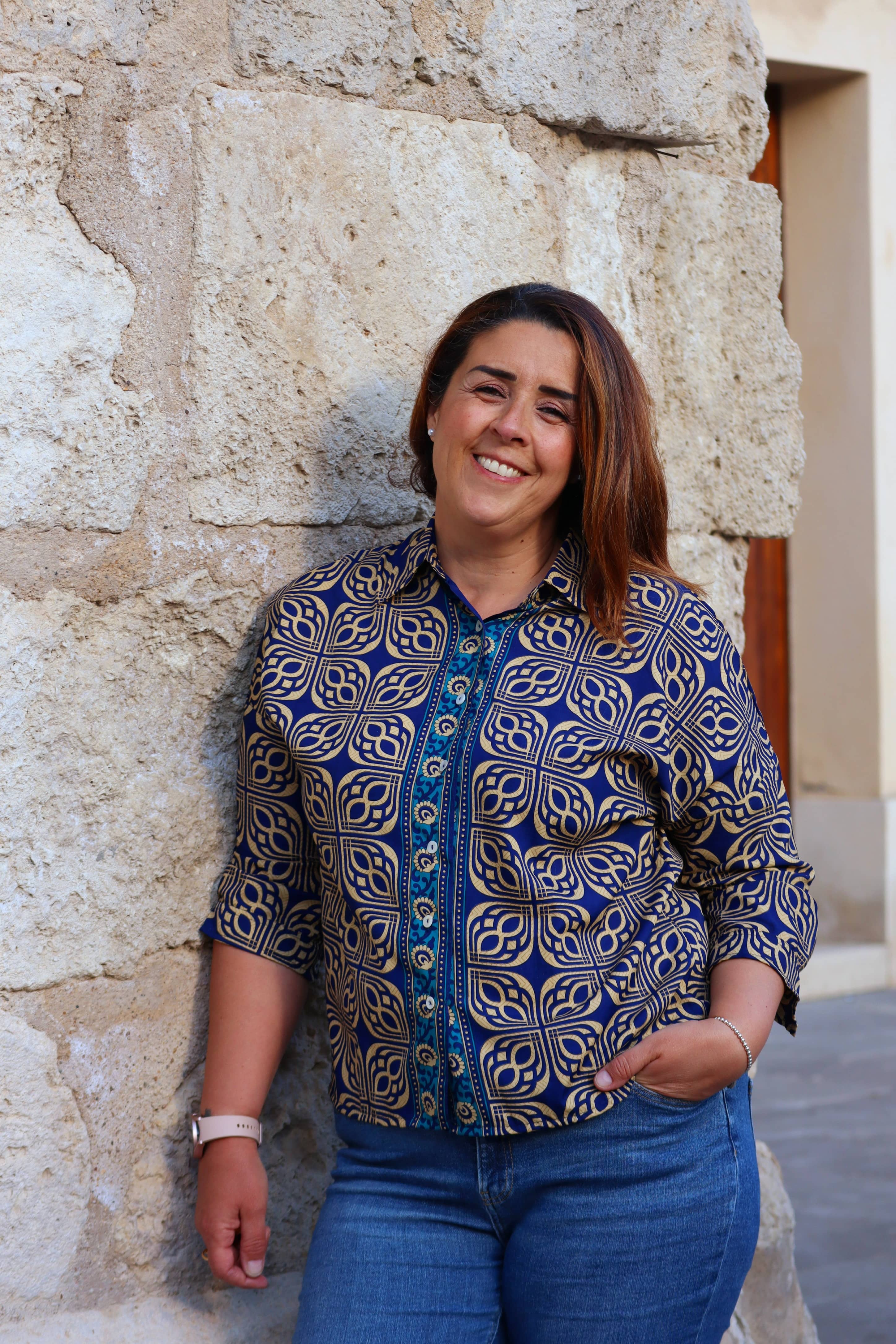 Camicia Alhambra Marina Seta