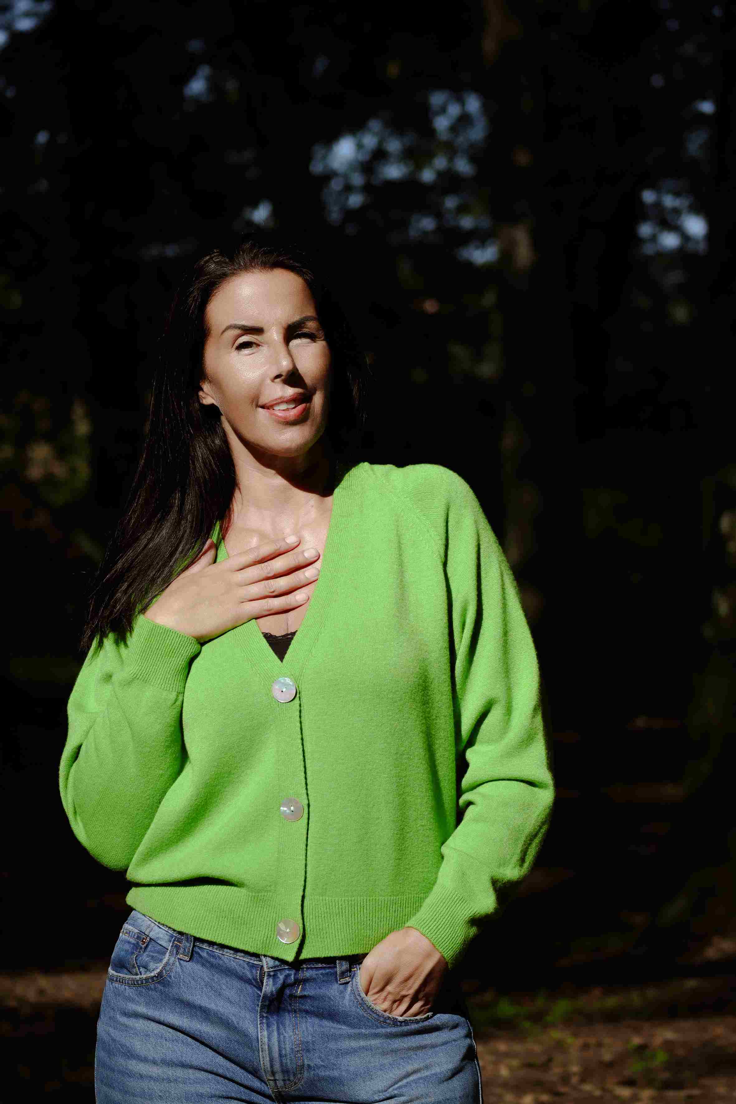 Cardigan Carezza di Mela (viscosa)