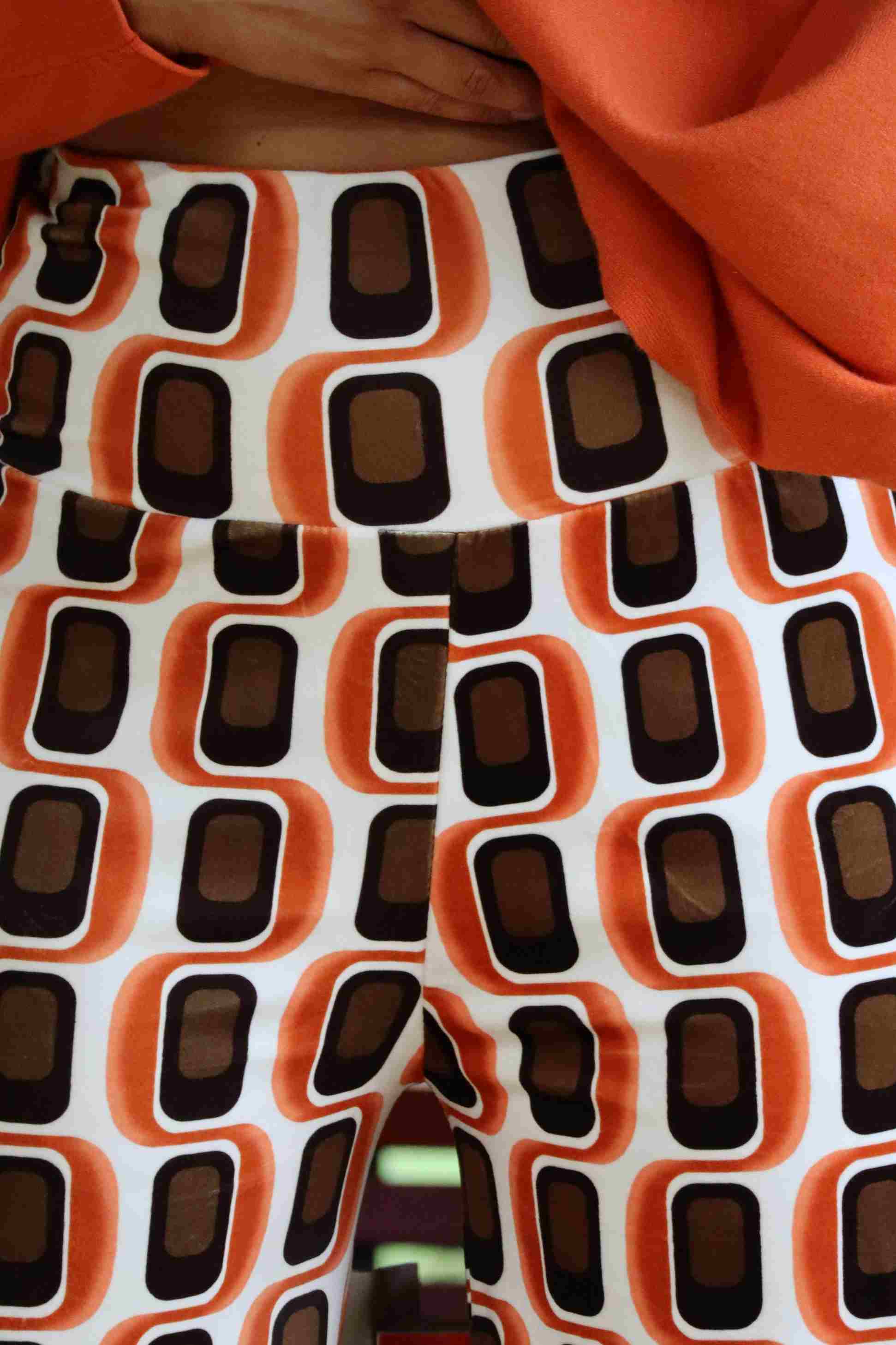 Pantalone Velvet Geometrie Terra (velluto jersey)