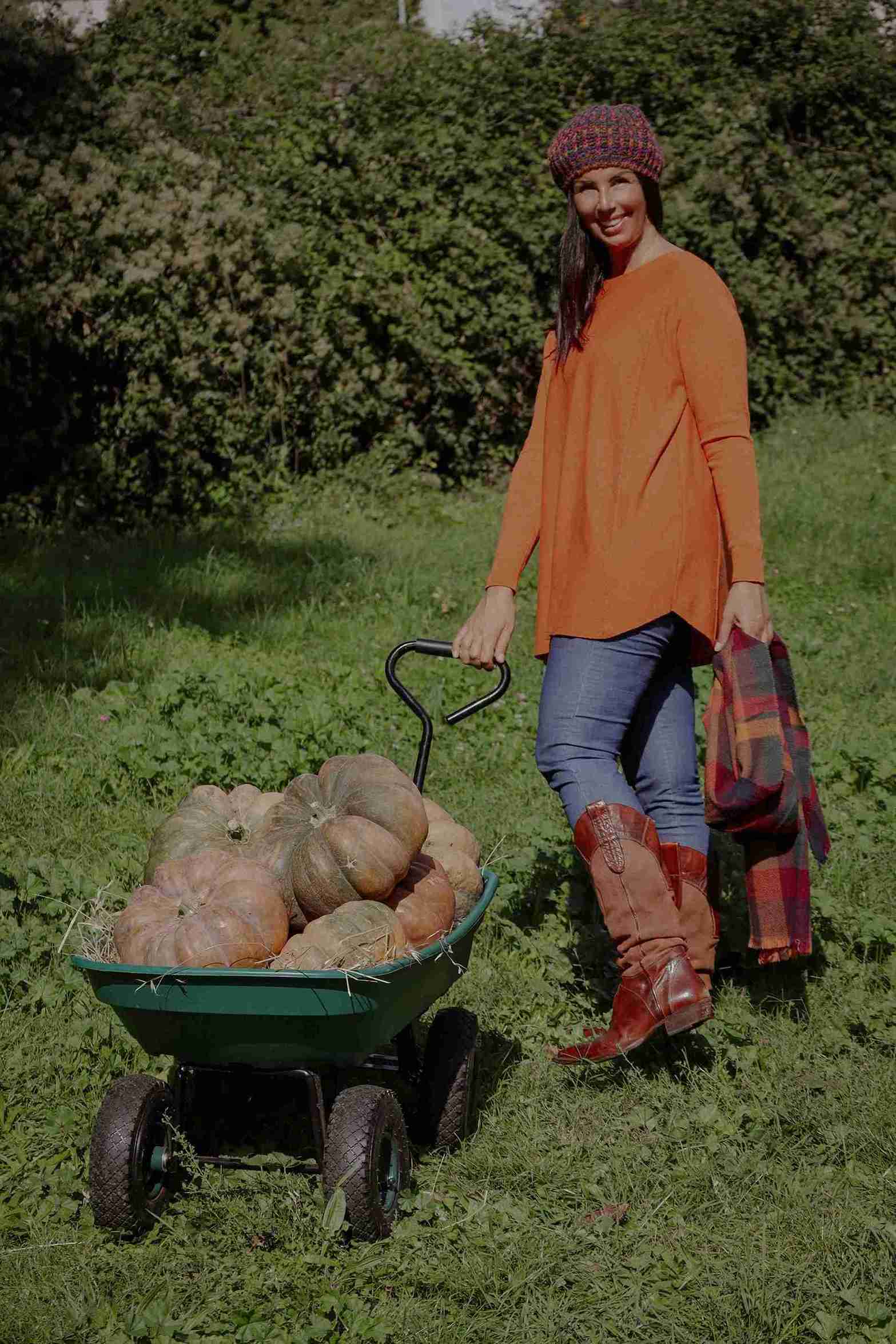 Maglione Trama d’Autunno Zucca (viscosa)