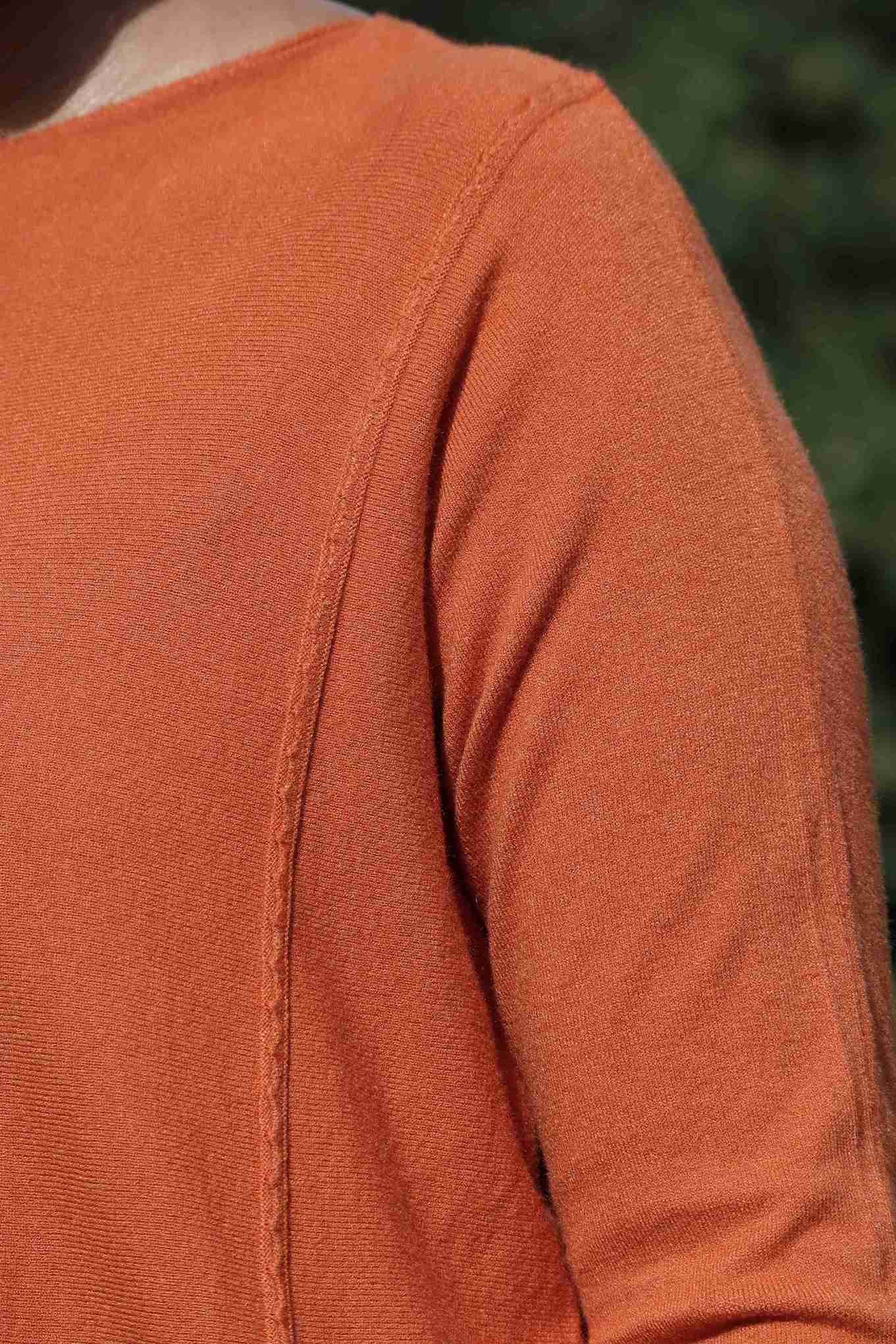 Maglione Trama d’Autunno Zucca (viscosa)