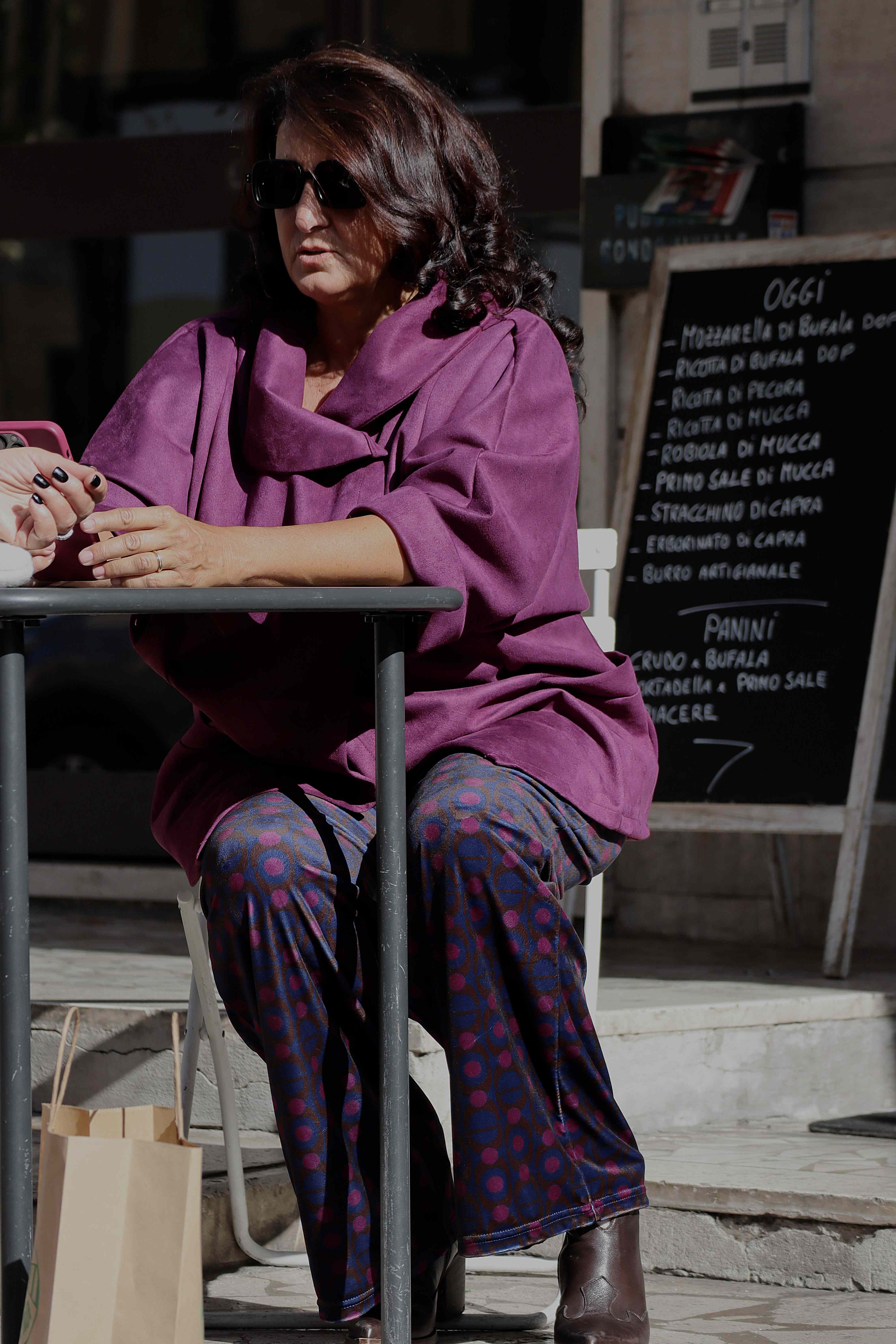 Giacca Aurora Melanzana (eco camoscio)