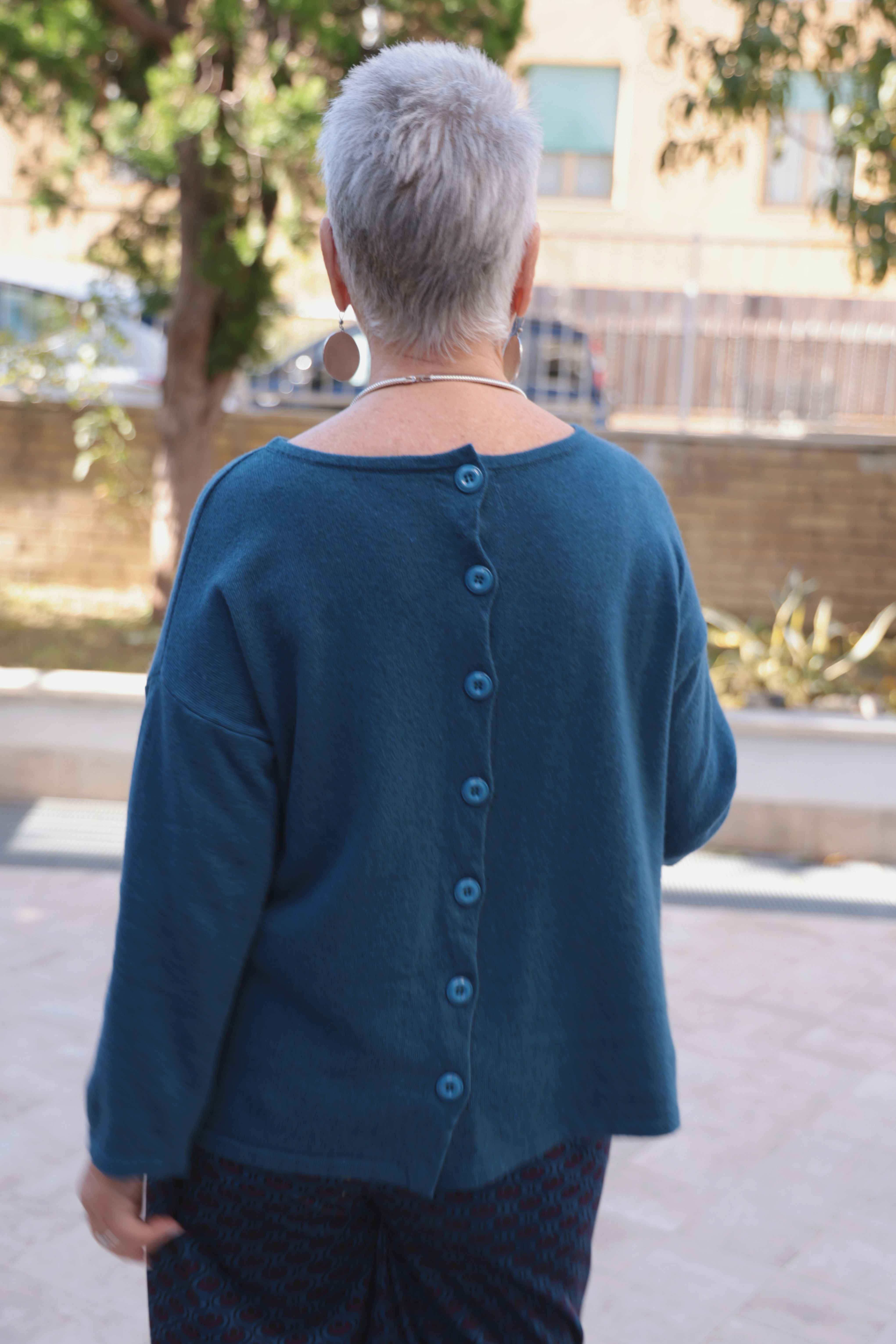 Gemma Winter Sweater in Ottanio (wool and cashmere)