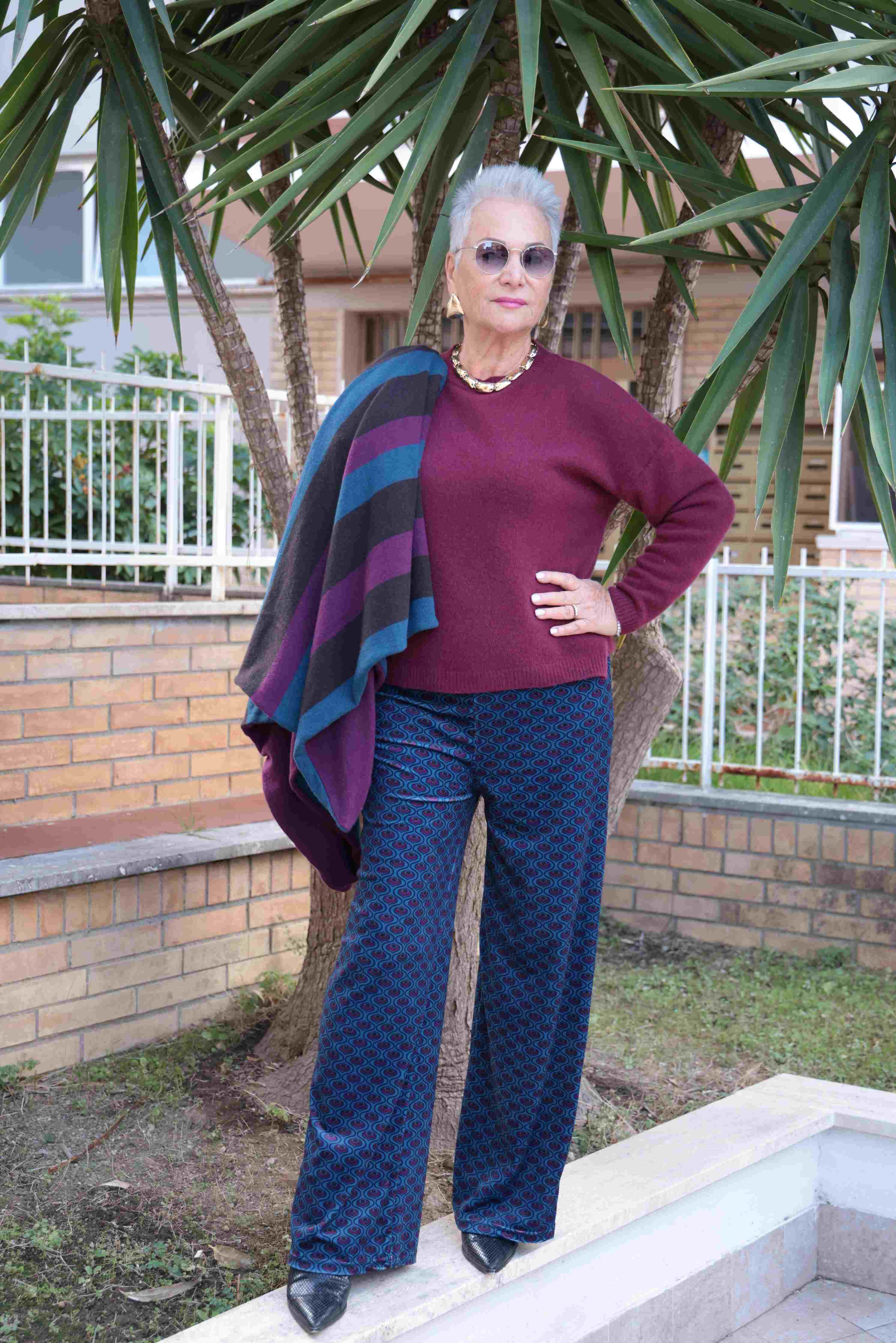 Maglione Pure Merinos Bordeaux (pura lana merinos)