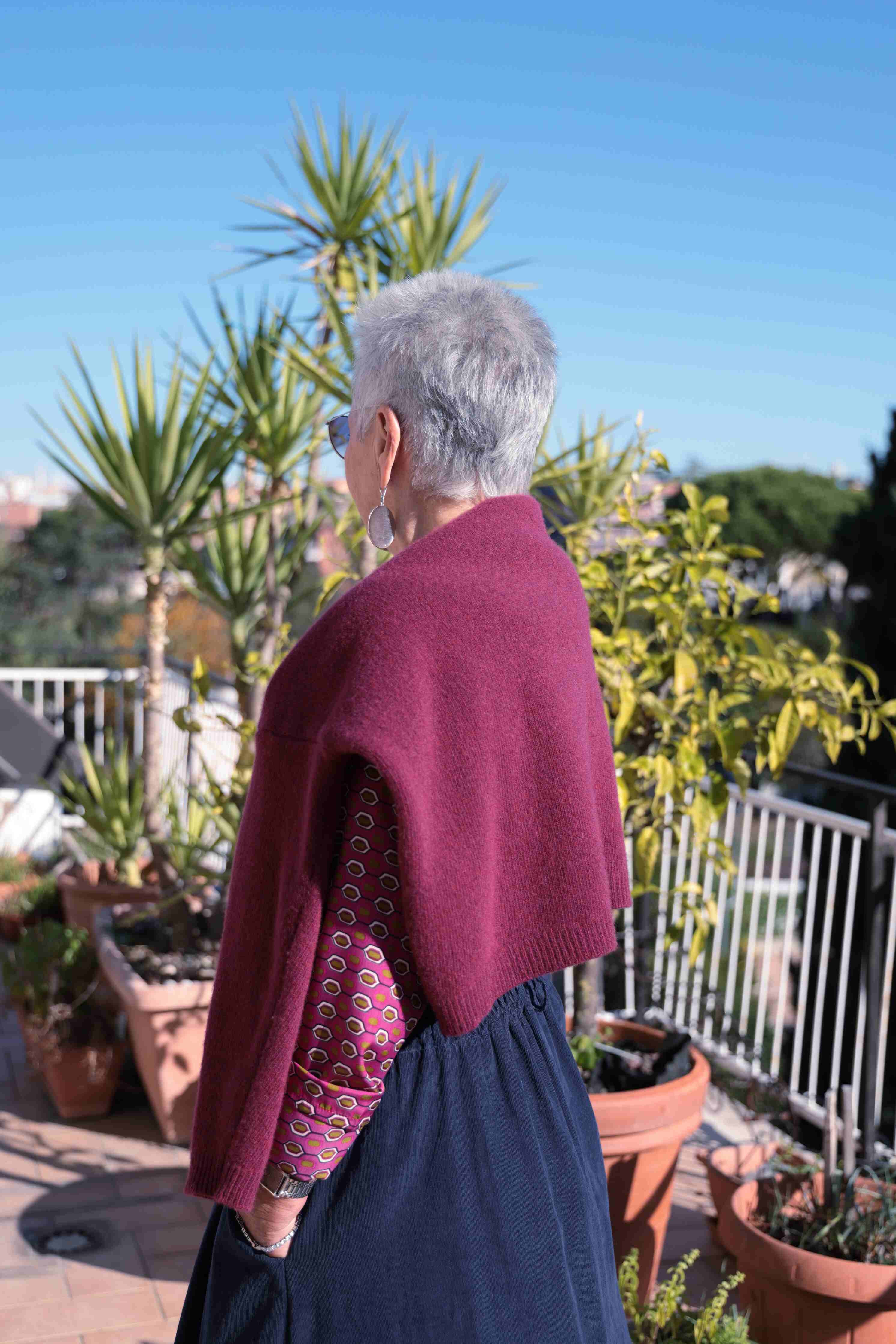 Maglione Pure Merinos Bordeaux (pura lana merinos)