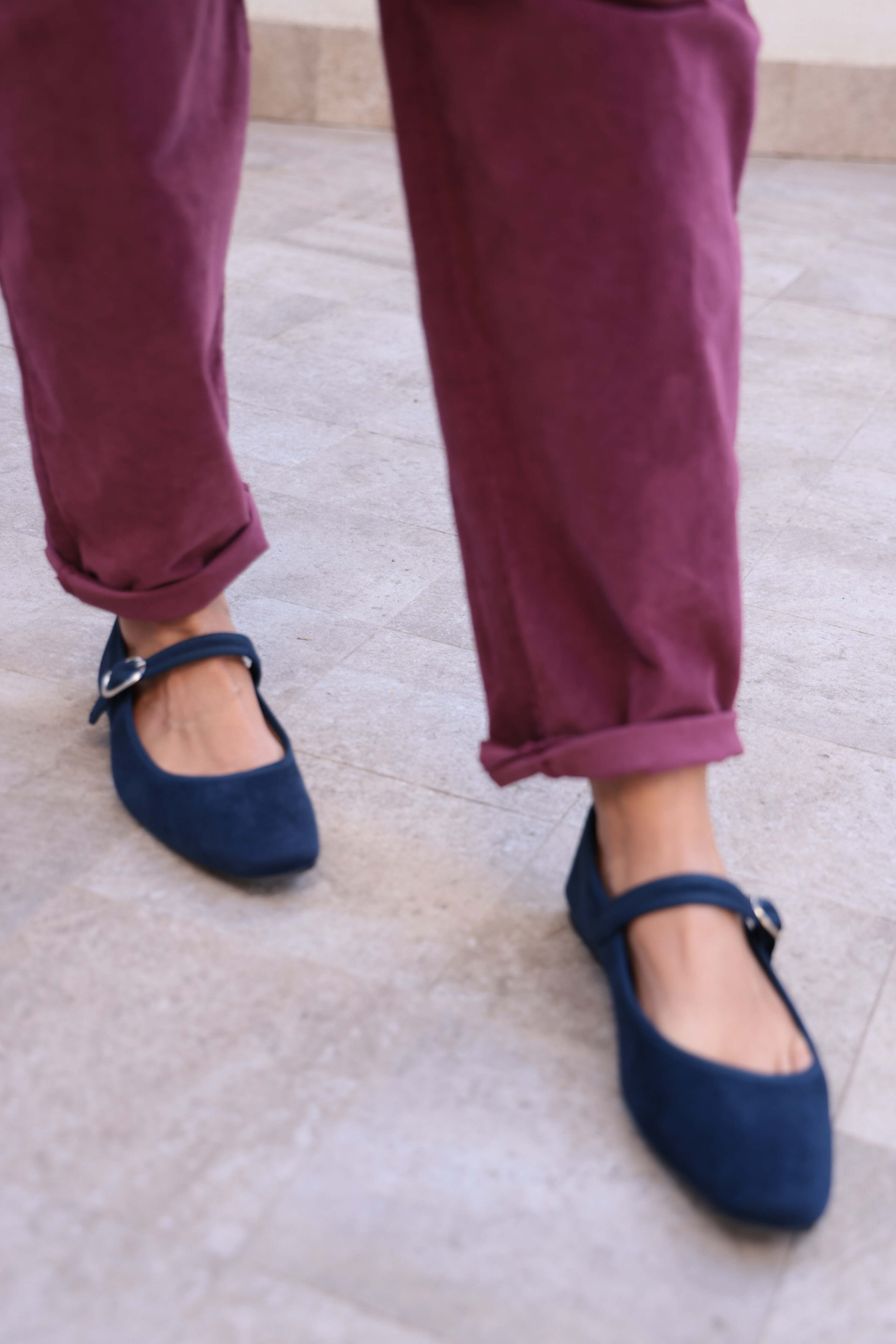 Pantalone Comfly Bordeaux (velluto a costine)