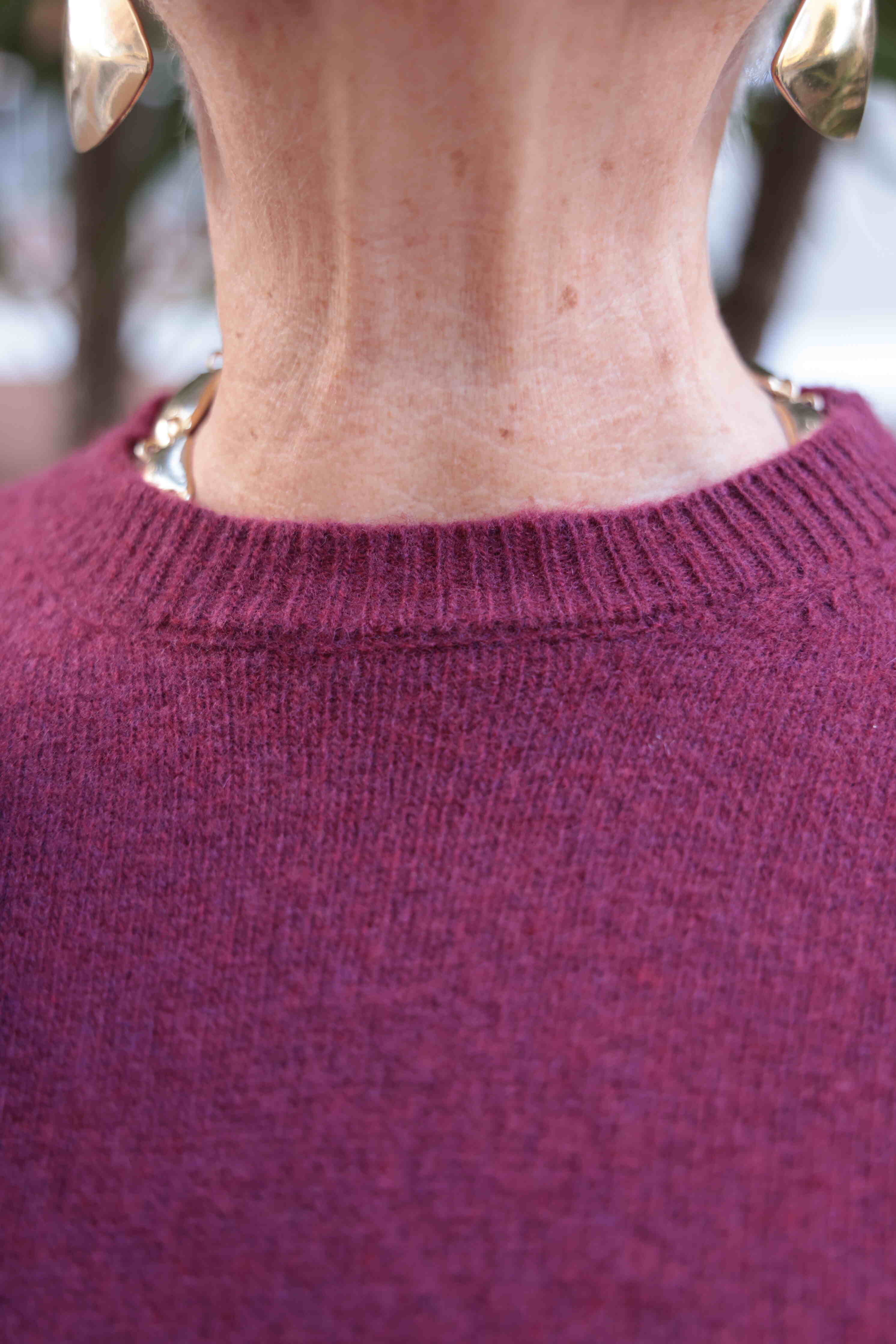 Maglione Pure Merinos Bordeaux (pura lana merinos)