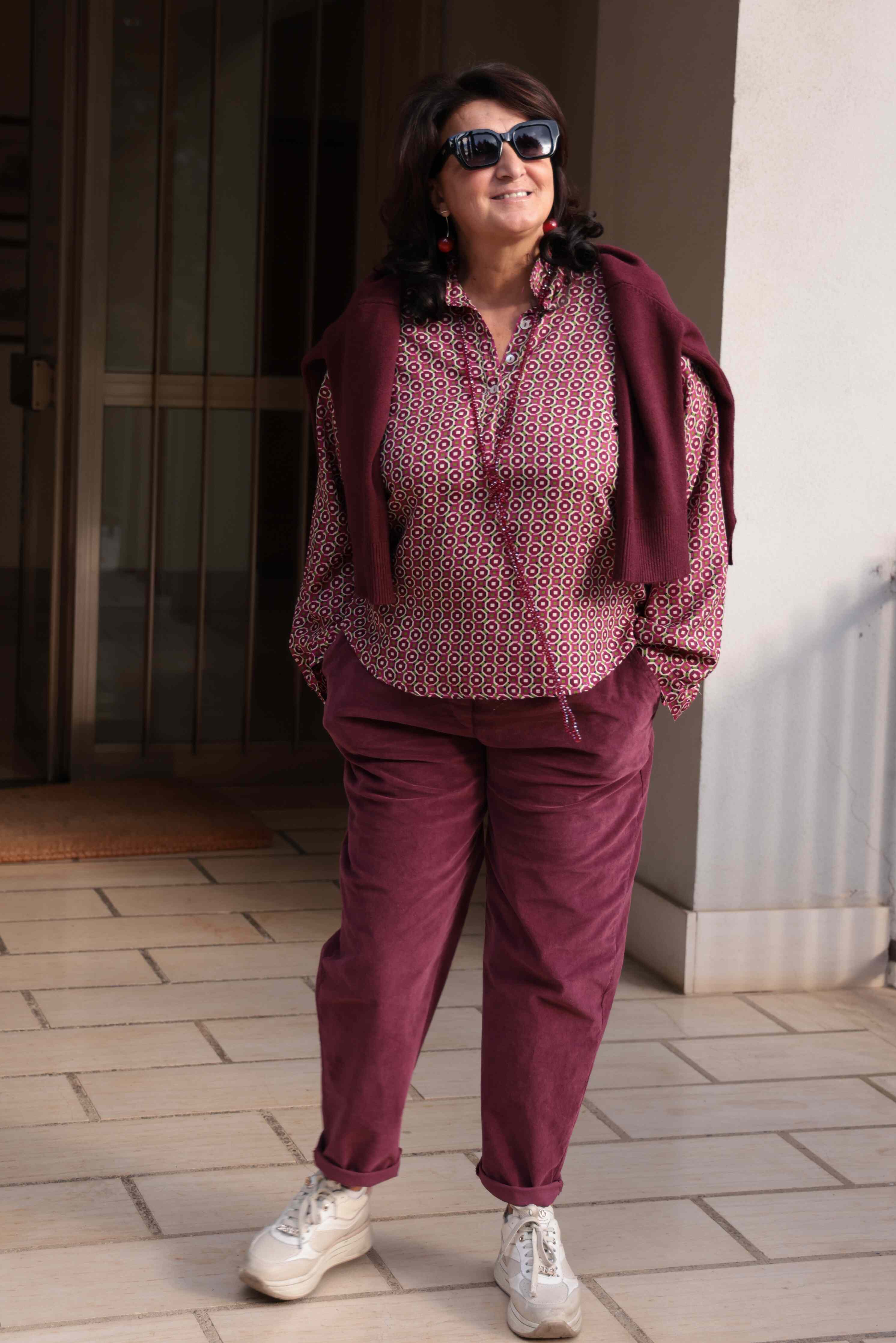 Camisa Mini Geometría (seda)