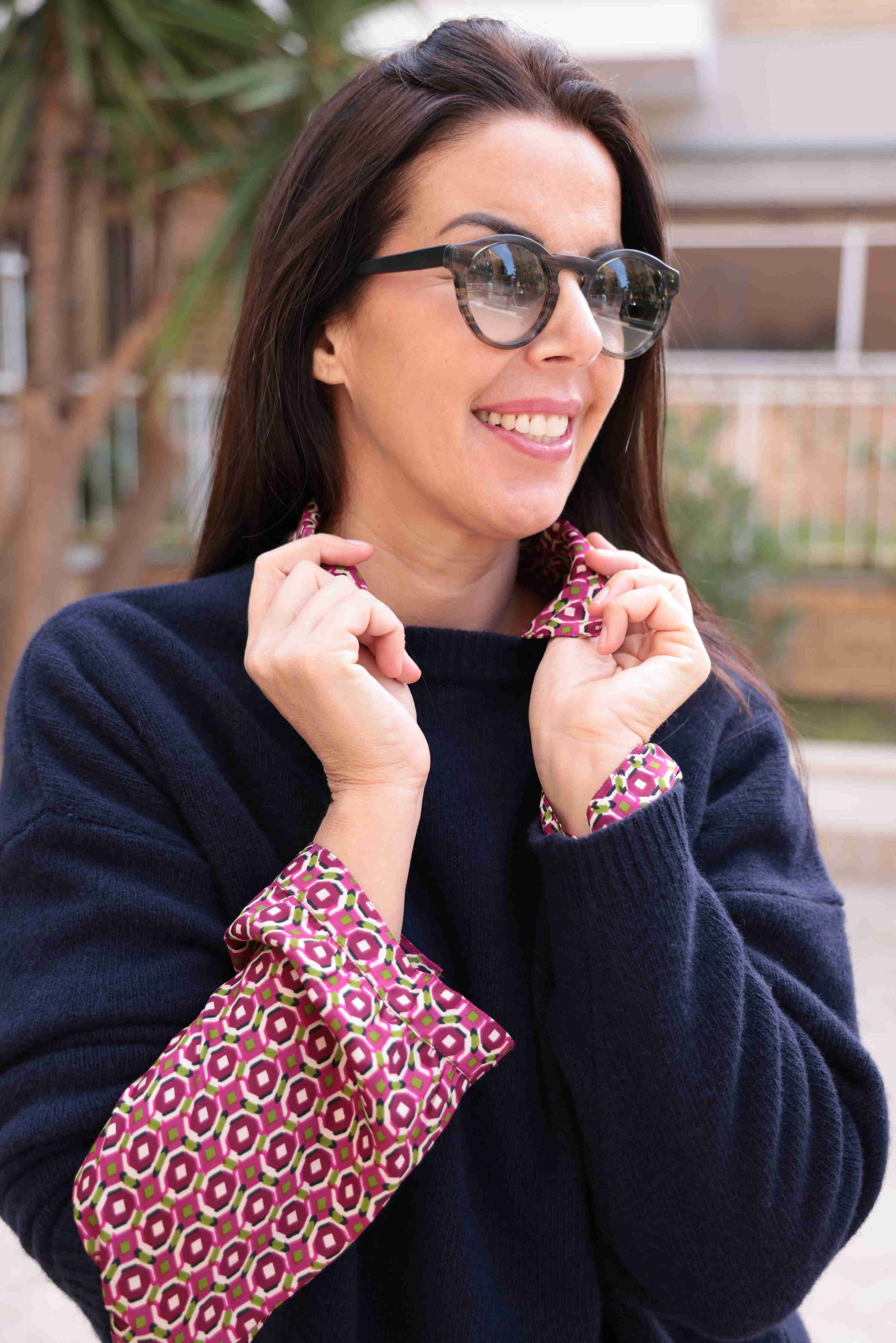 Camisa Mini Geometría (seda)