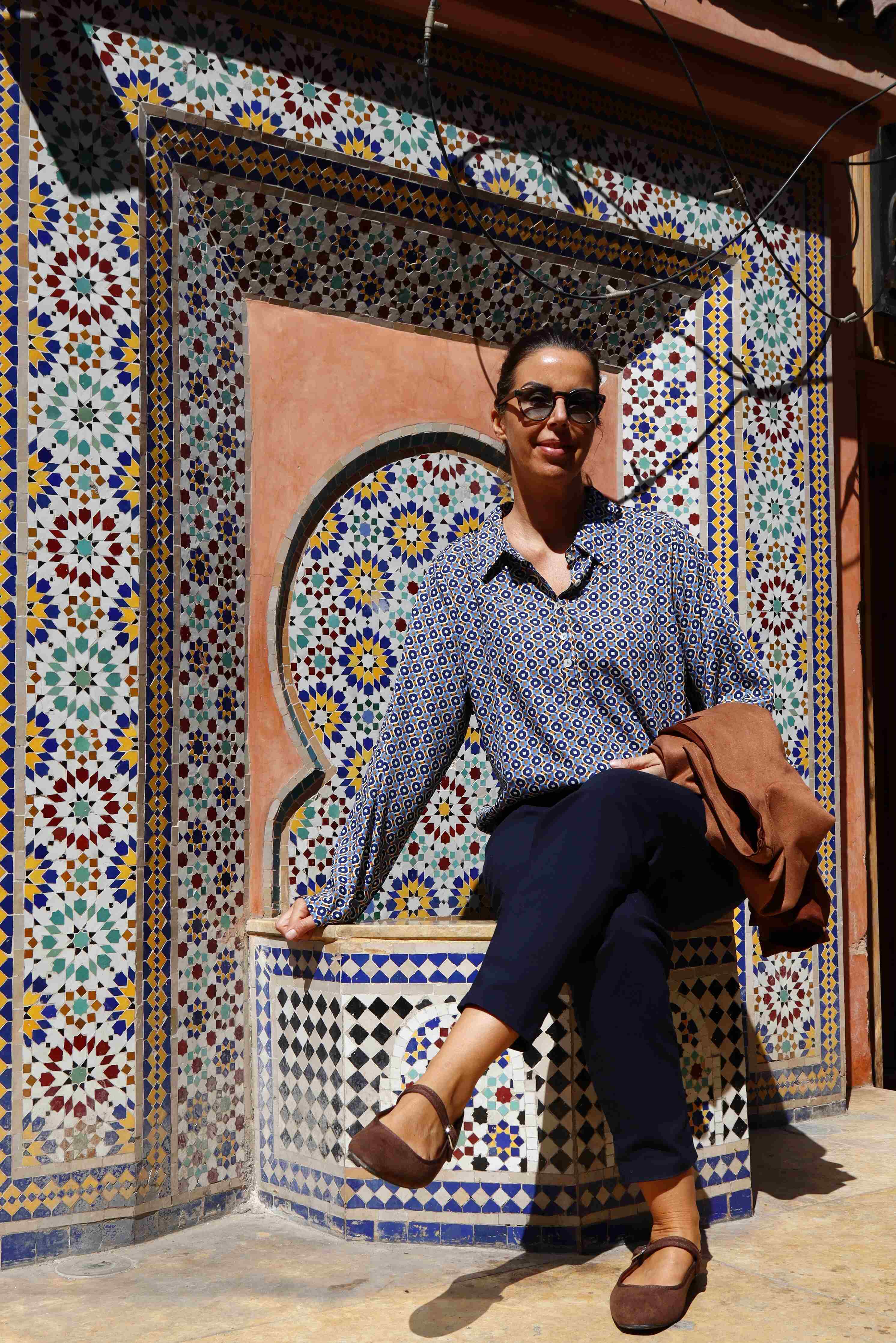 Camicia Mini Geometrie in Seta