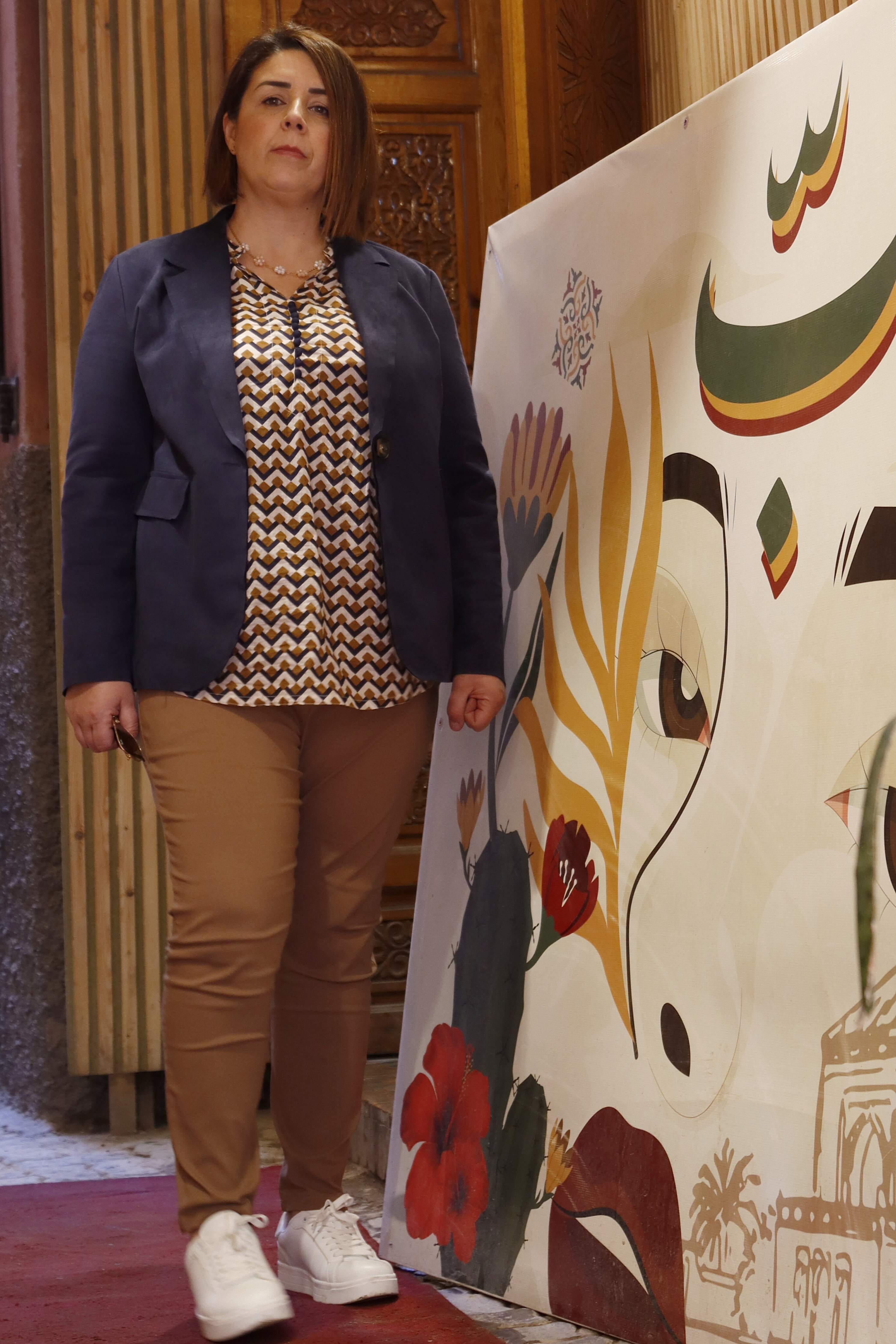 Pantalone dritto Tabacco in Jersey di Tecnoviscosa Stretch