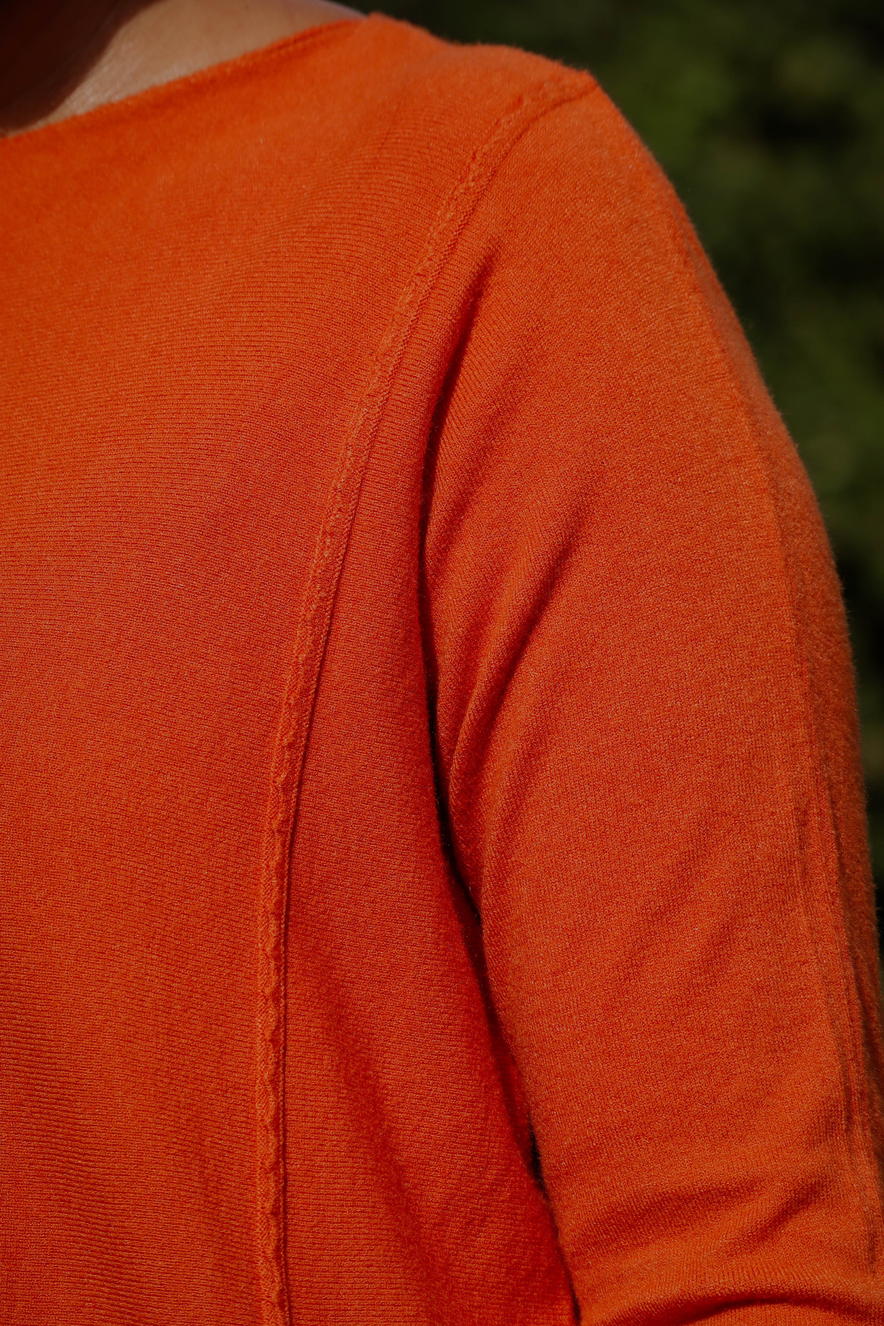 Maglione girocollo Zucca viscosa e modal over size