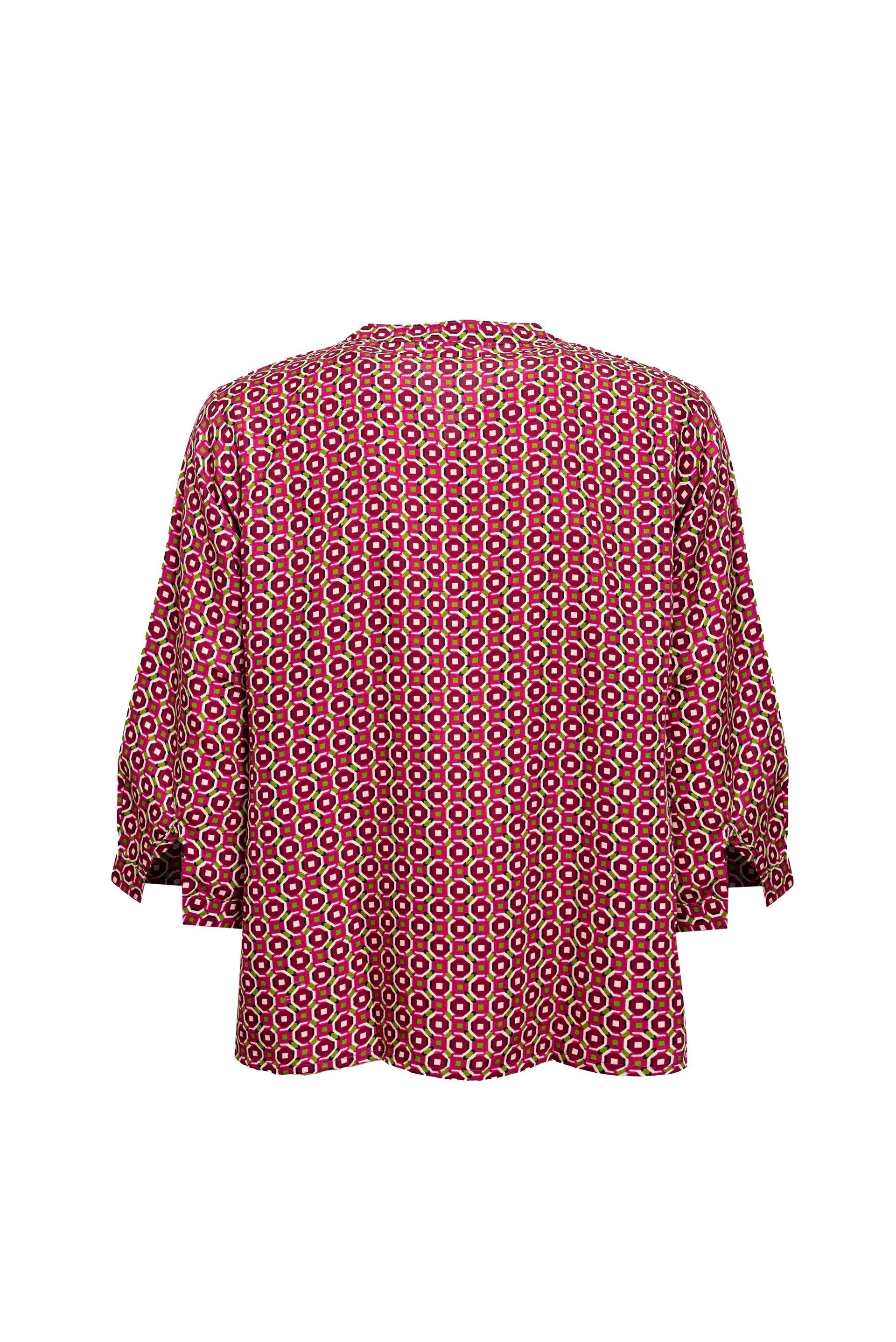 Blusa Seta fantasia geometrica Marbella