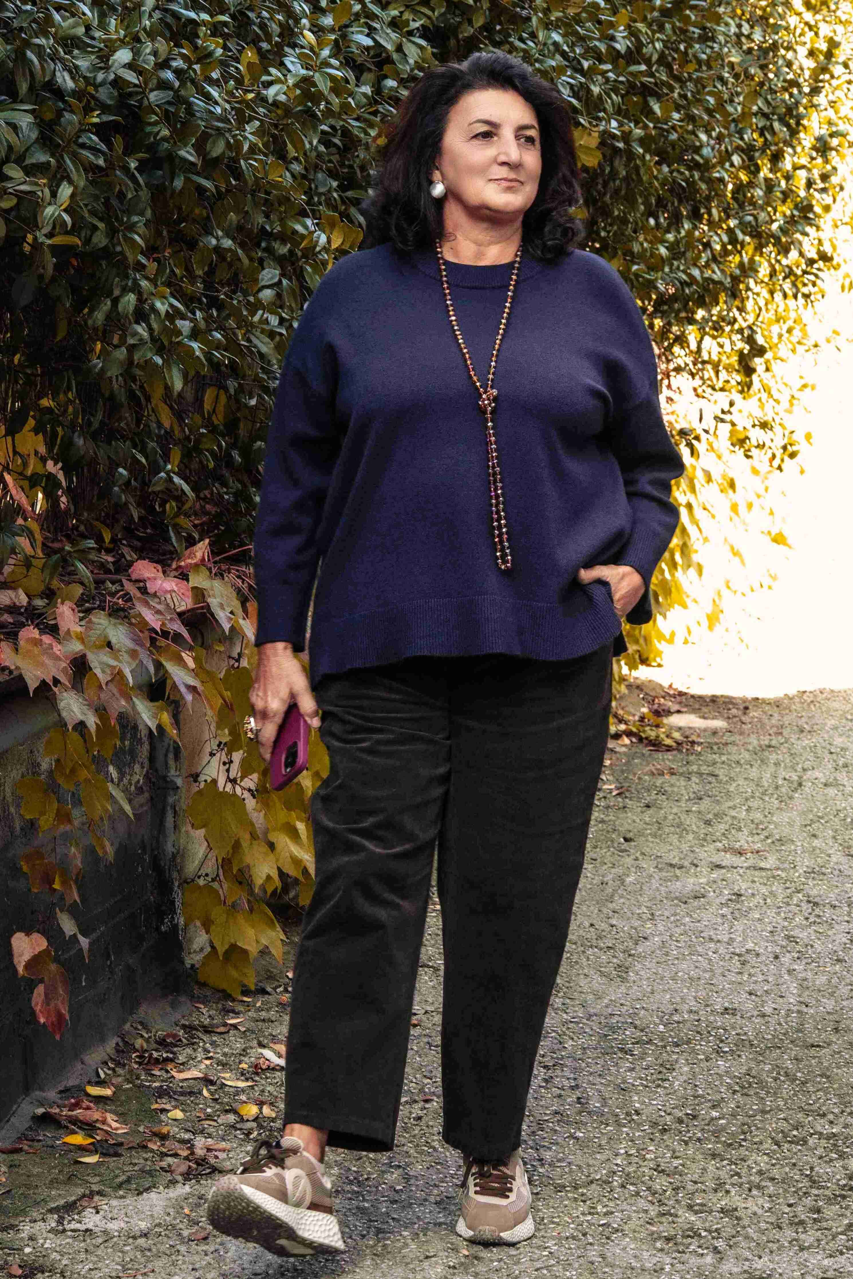 Maglione Notte d’Inverno Blu (viscosa)