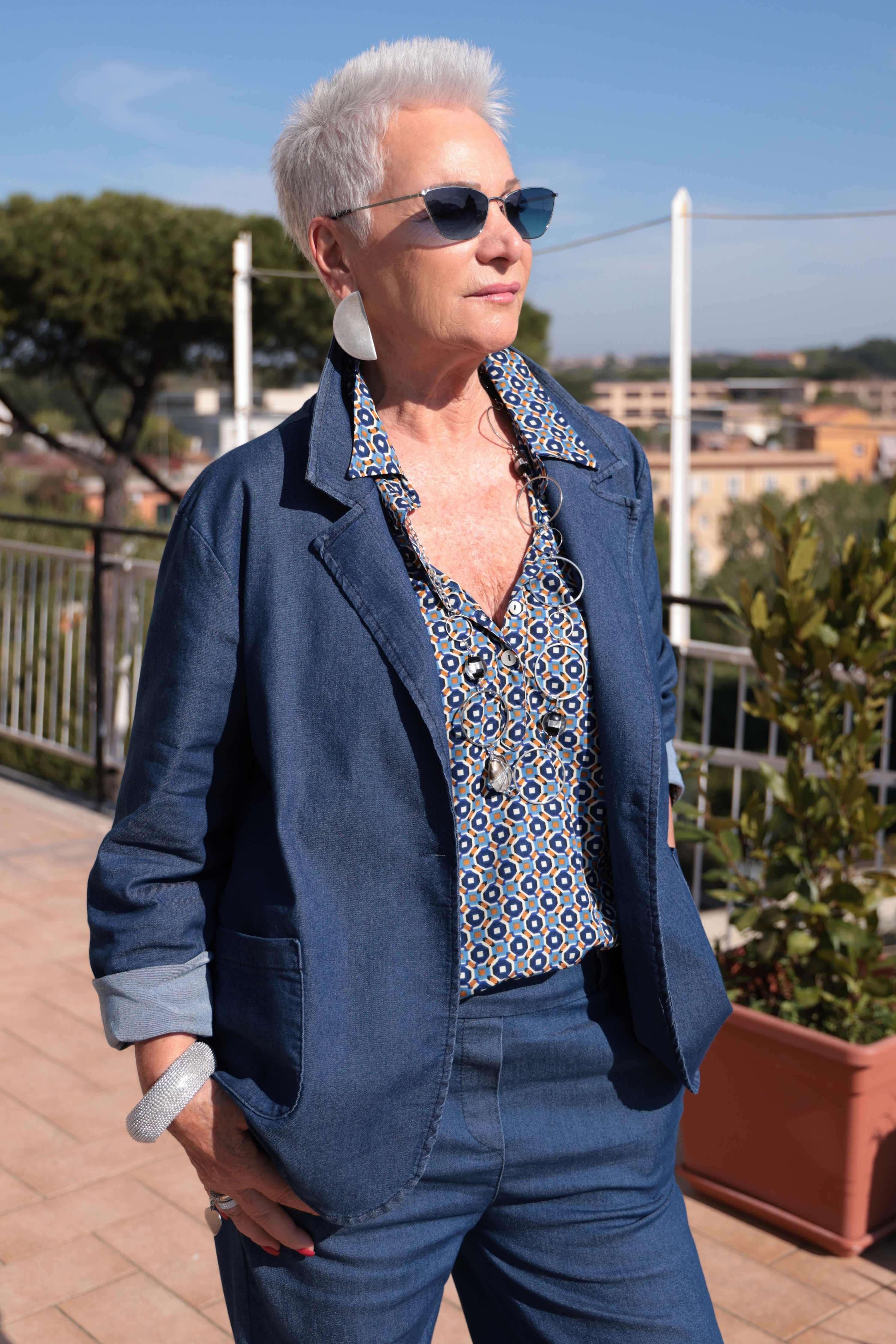 GIACCA JEANS BLU (Cotone)