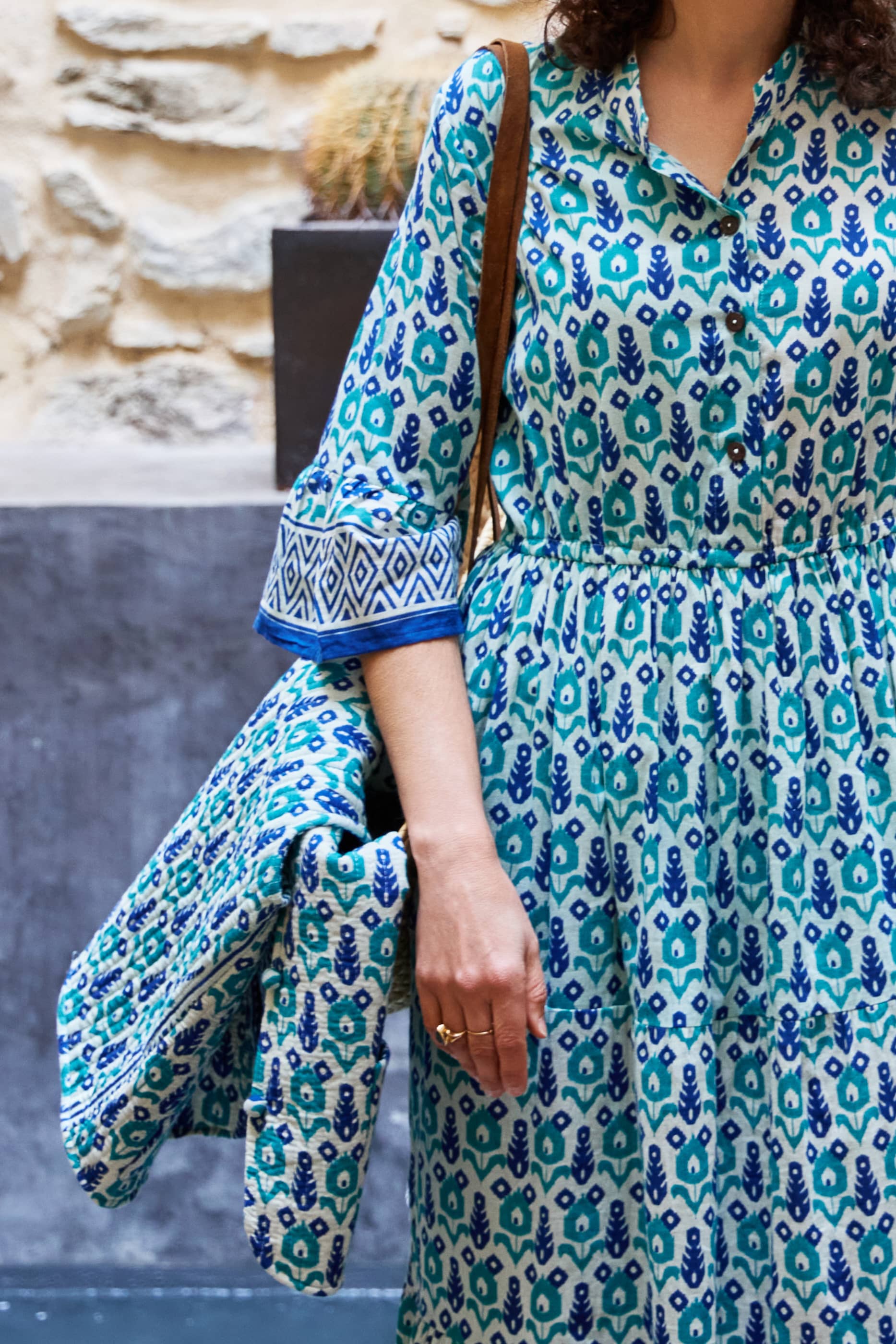 Vestito Selva Azul