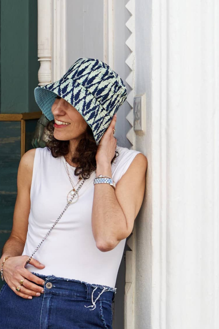 Cappello 100% Cotone Blu Ocean