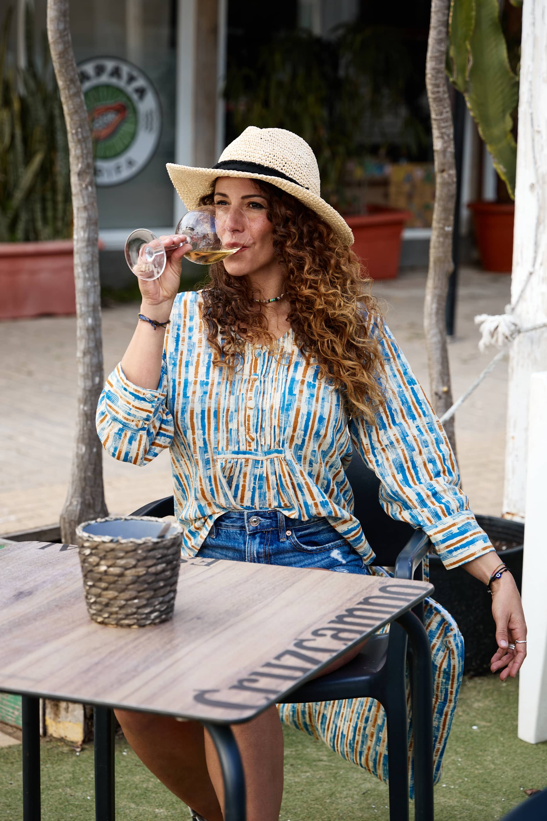 Blusa 100% Cotone Tarifa marisma