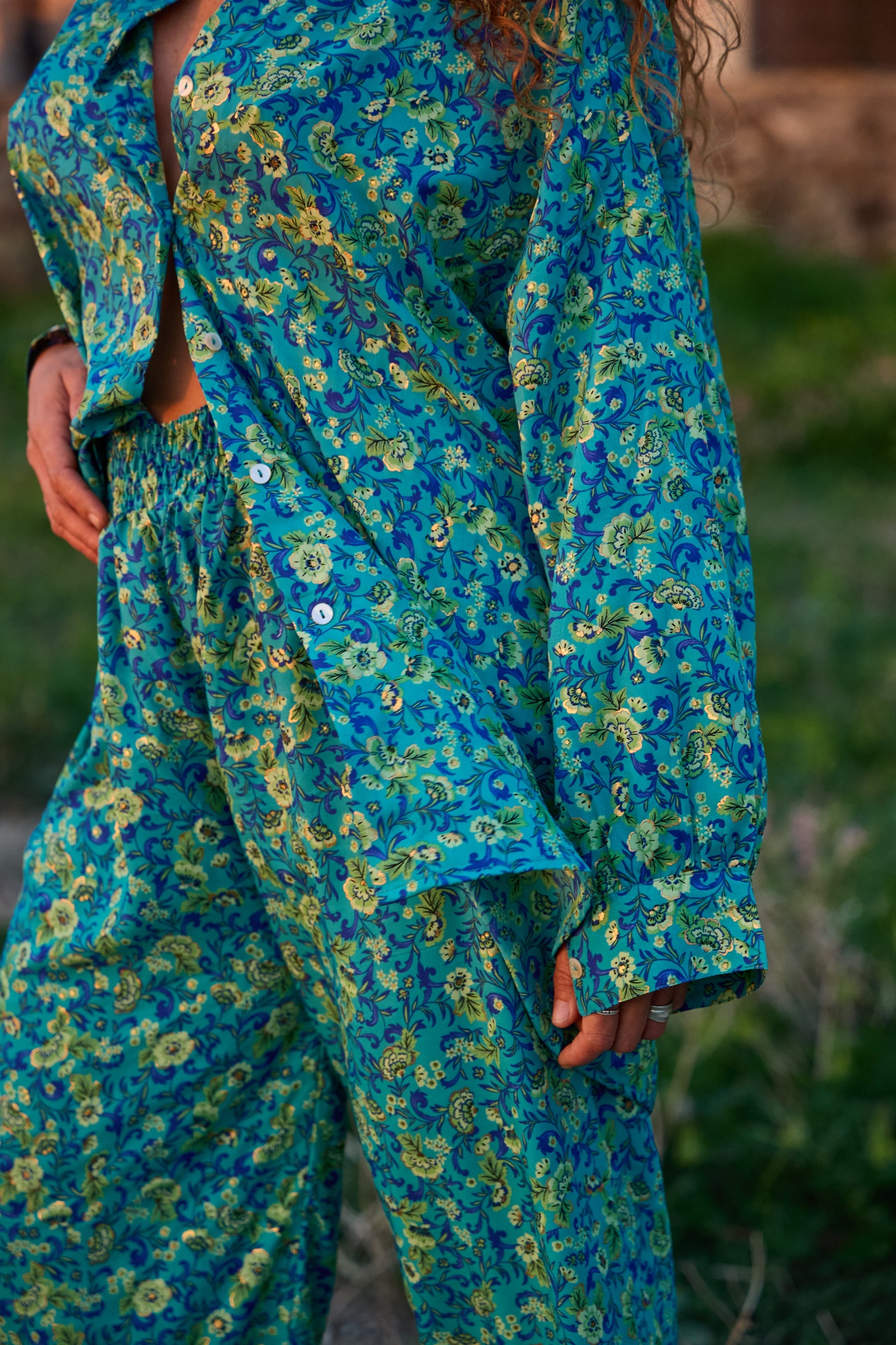 Camicia copricostume seta Soleada