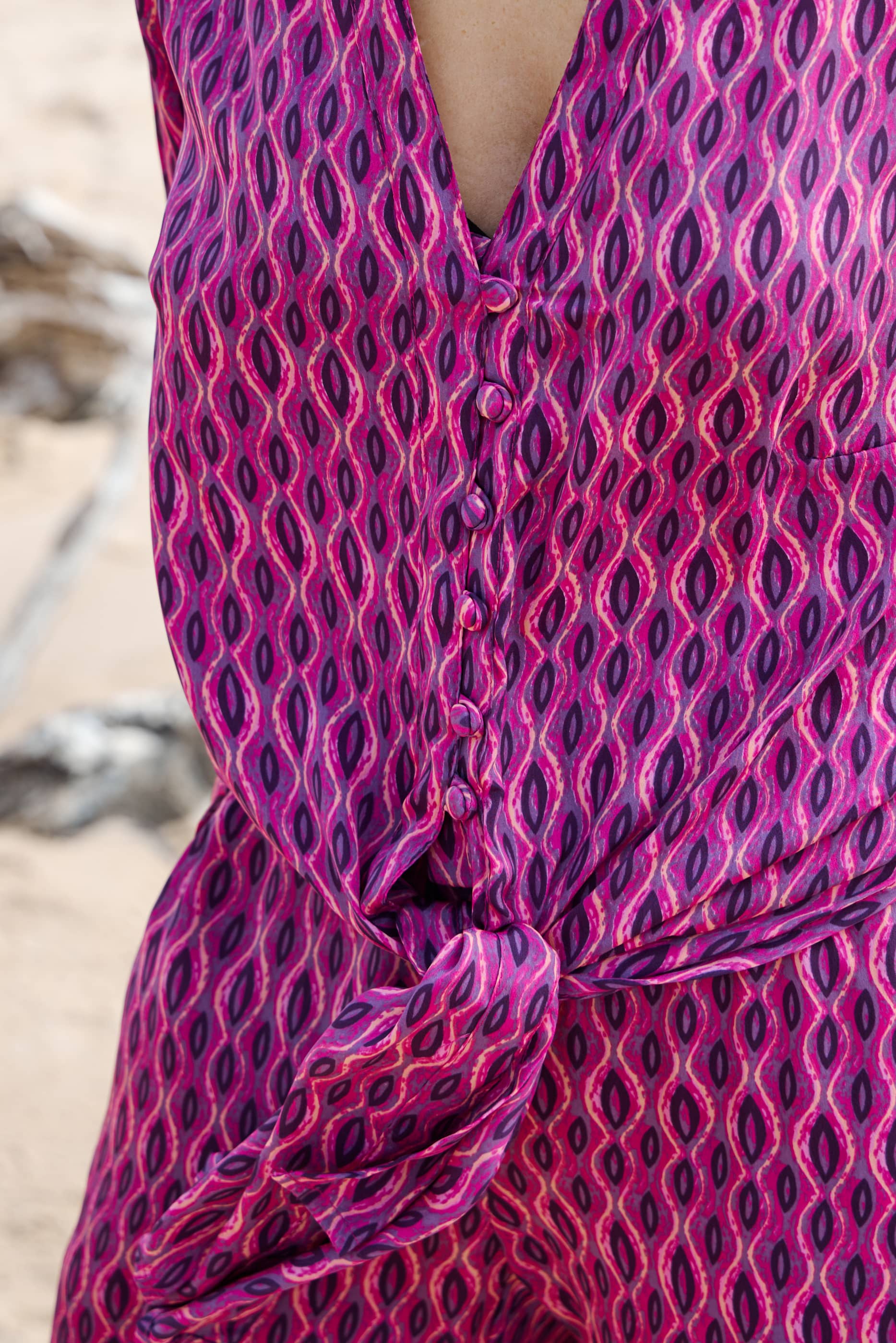 Blusa Seta lunga copricostume Cadiz encantada