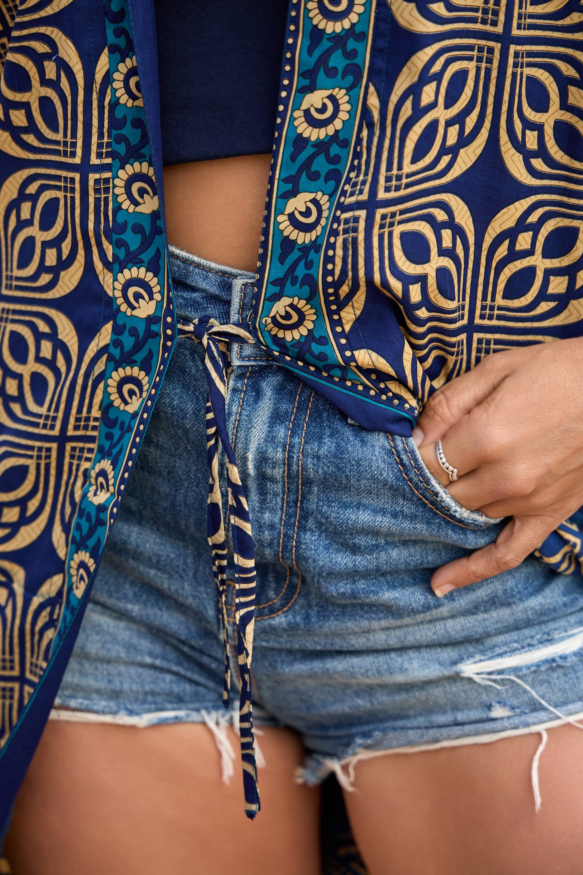 Outfit Completo Seta Alhambra marina