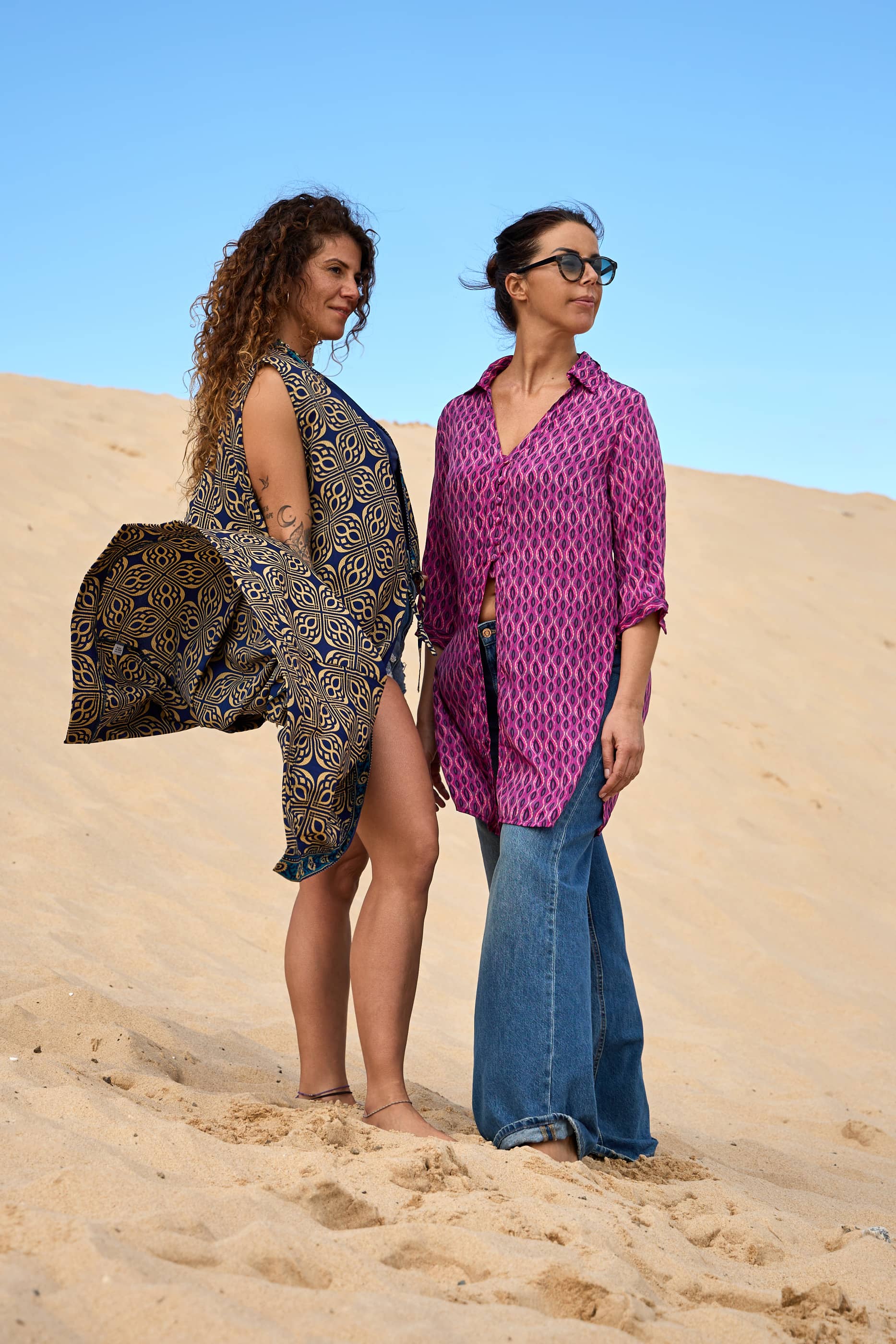 Blusa Seta lunga copricostume Cadiz encantada