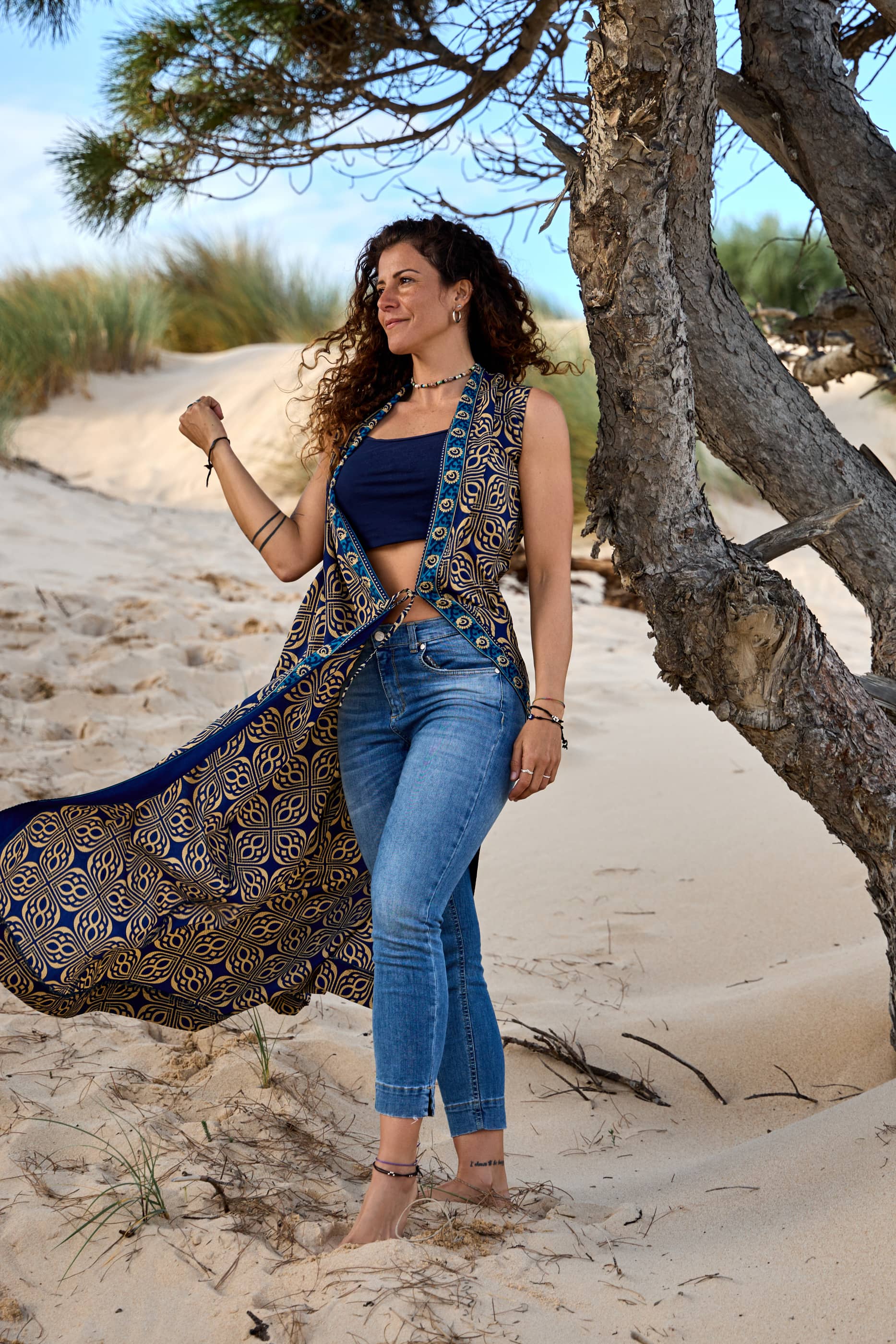 Outfit Completo Seta Alhambra marina