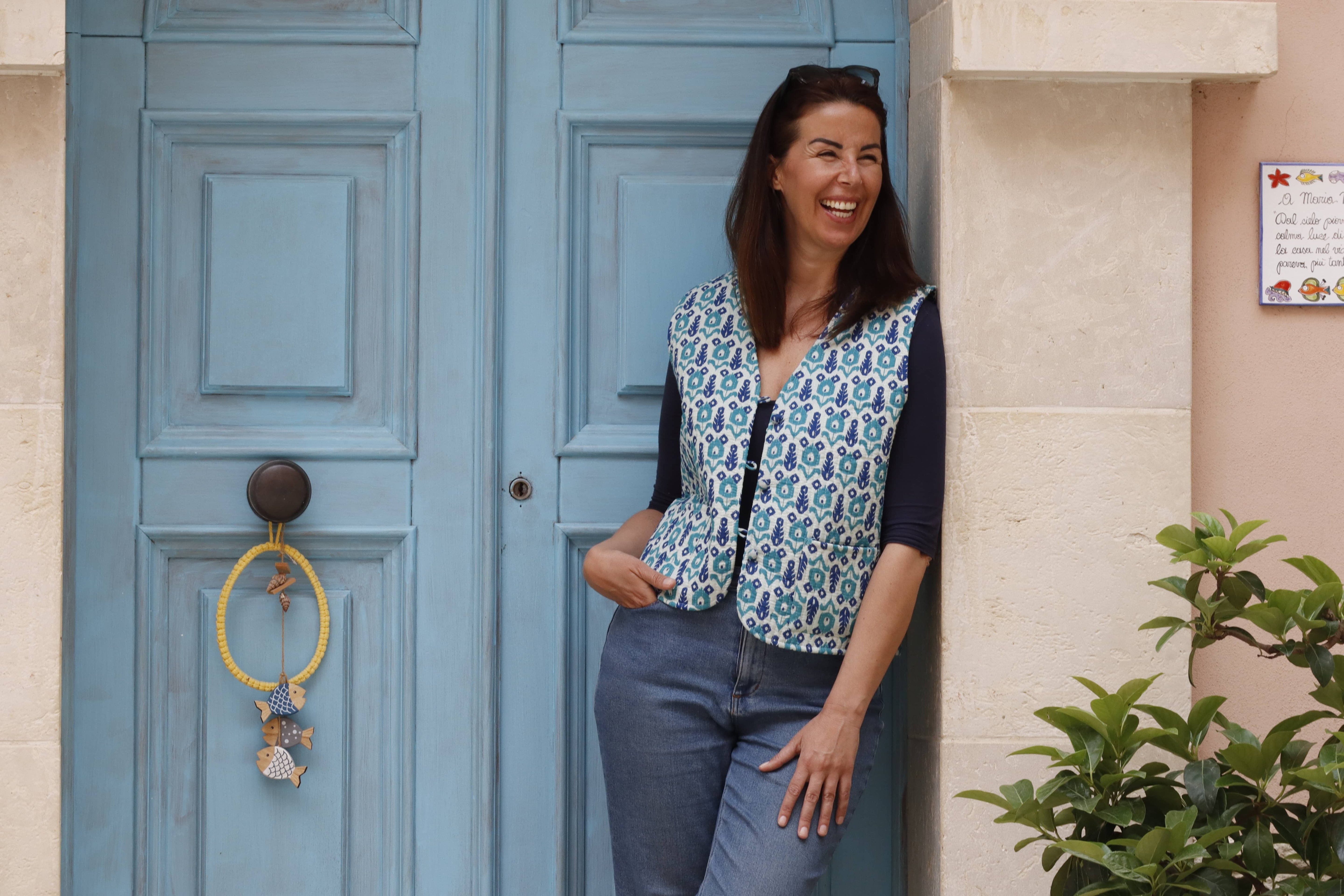 Outfit Selva Azul Cotone (3 capi)