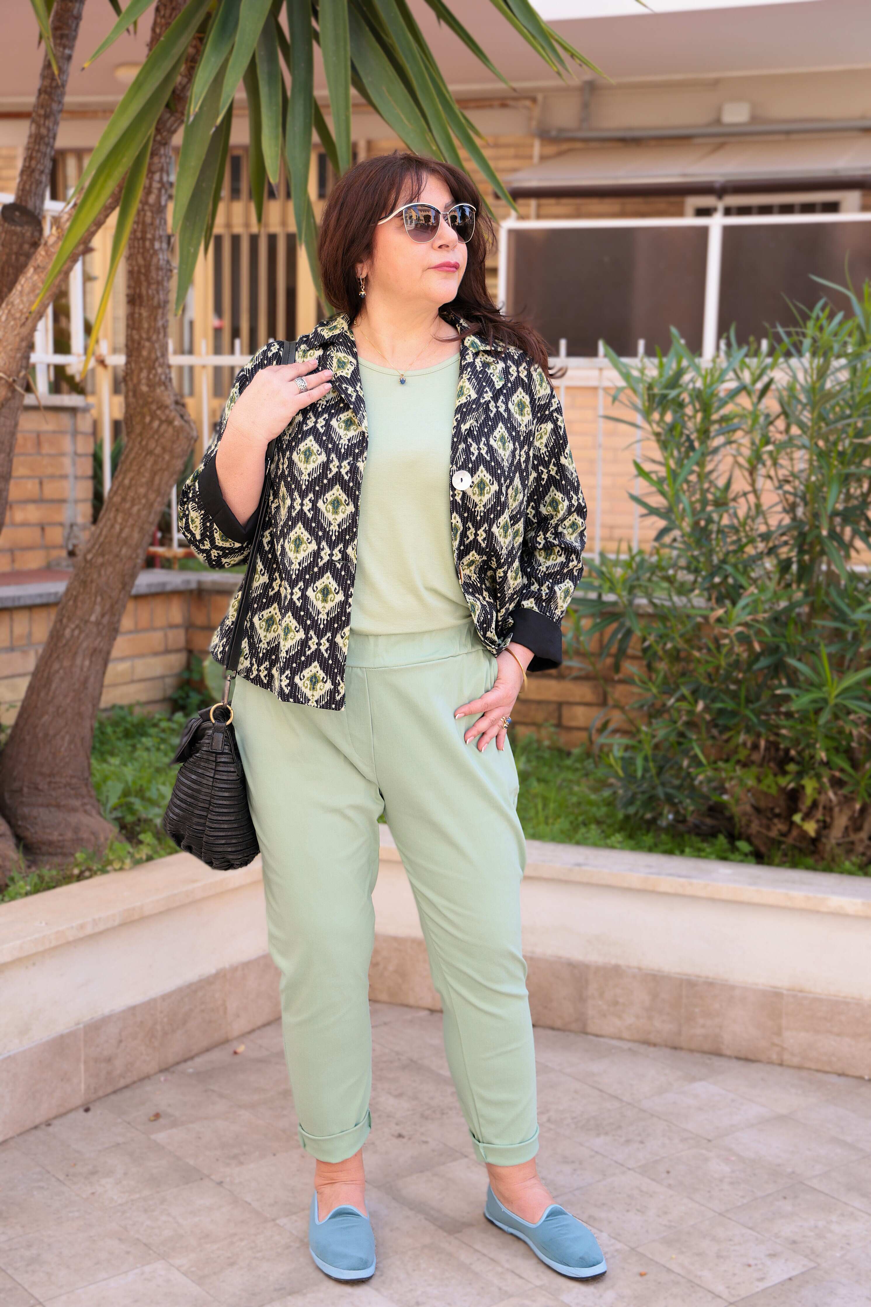 PANTALONE COMFLY VERDE MENTA (TecnoViscosa)