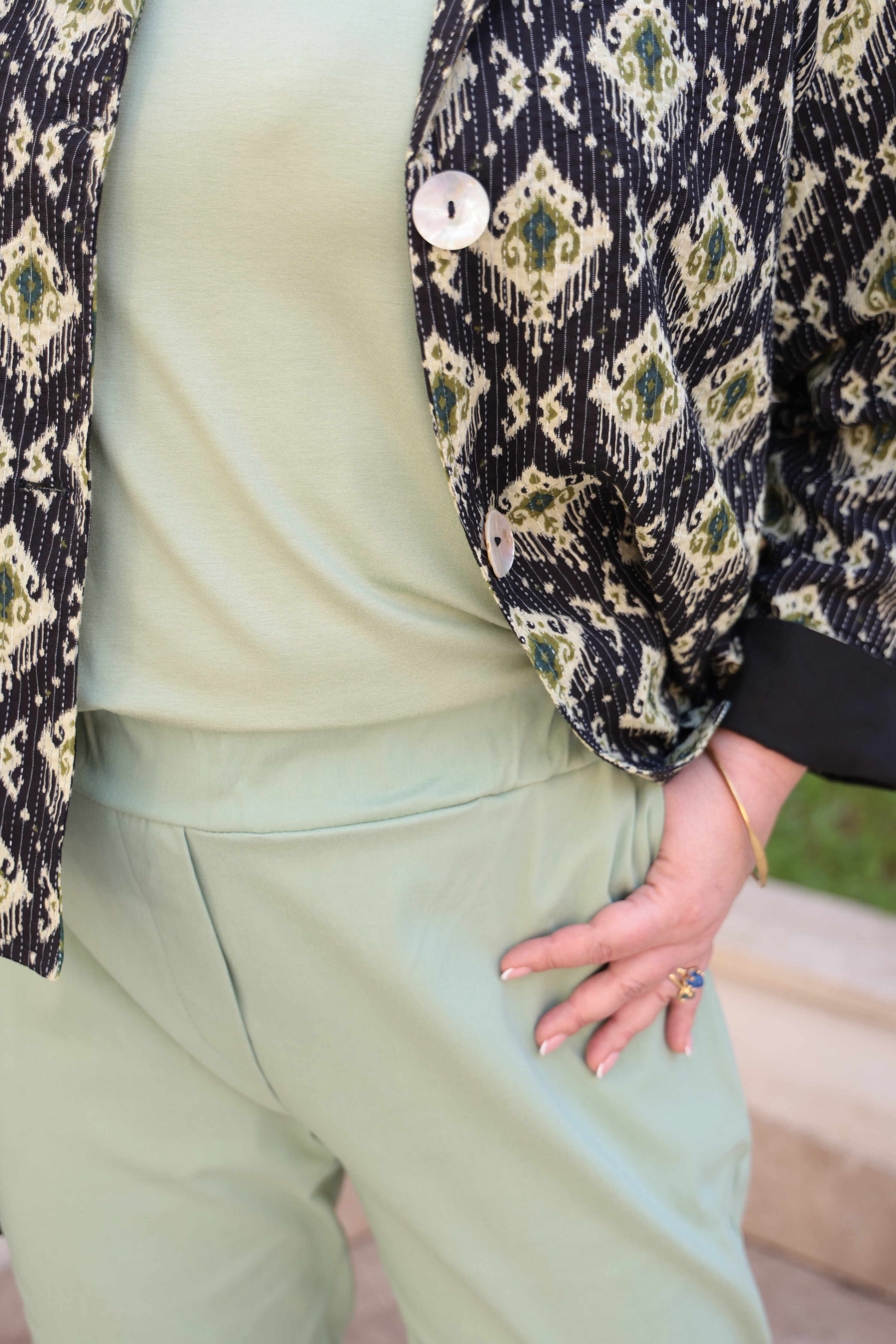 PANTALONE COMFLY VERDE MENTA (TecnoViscosa)
