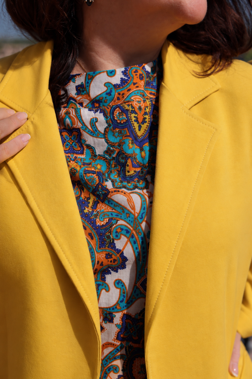 GIACCA CAMILLA GIALLO (Cotone)