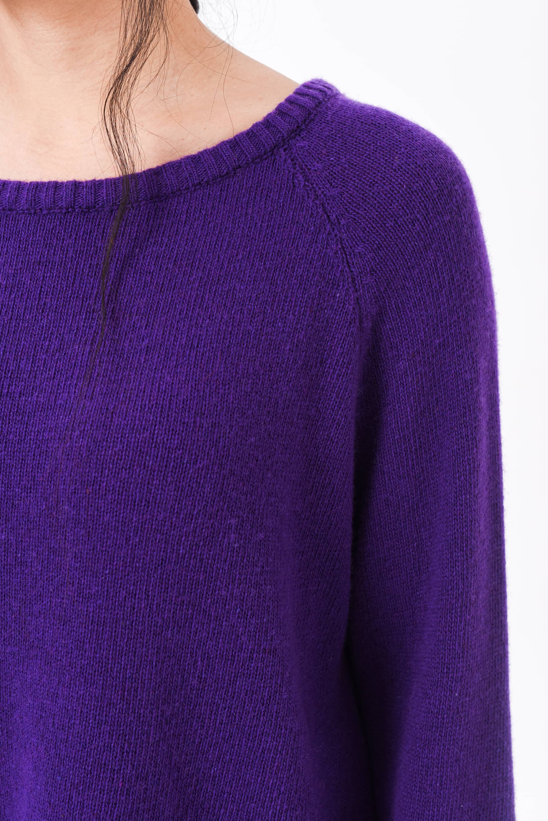 Maglione Raglan Lana Viola & Cashmere