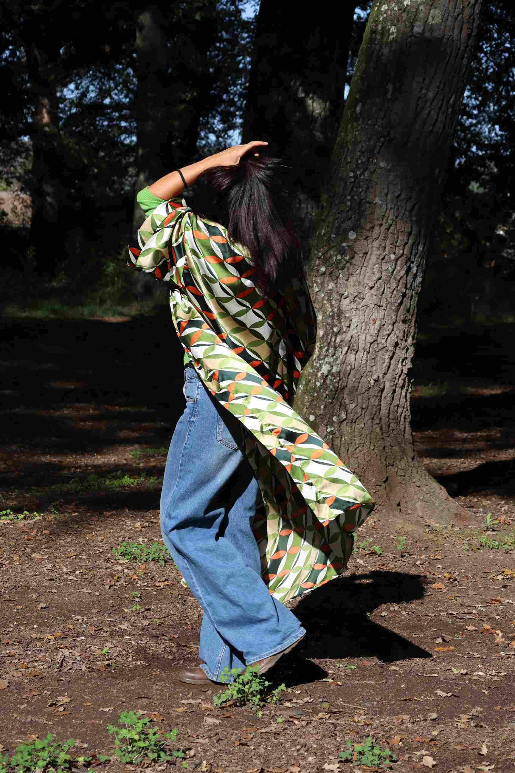 Kimono Autumn Geometries (Silk)