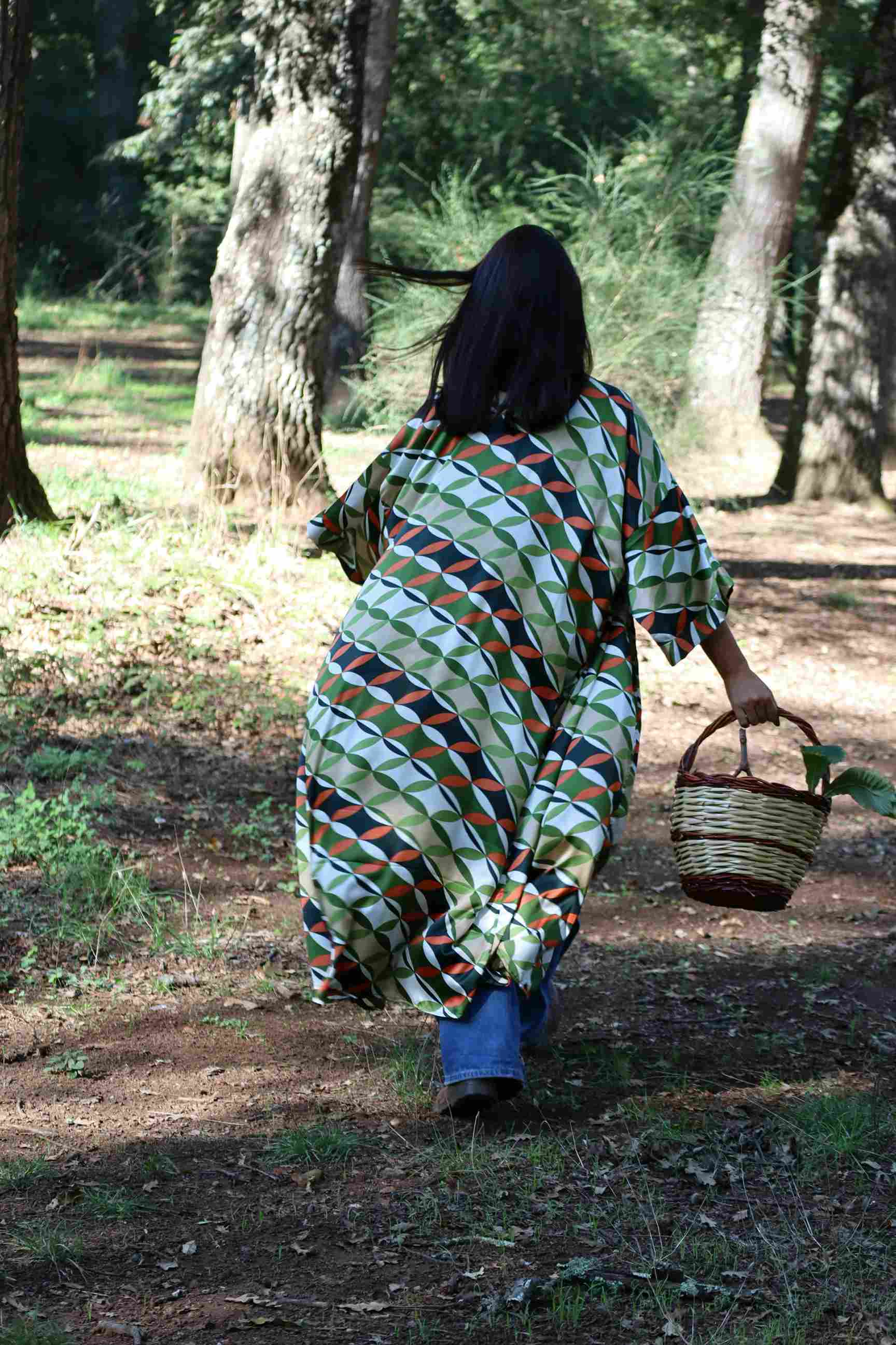 Kimono Geometrie d’Autunno (Seta)