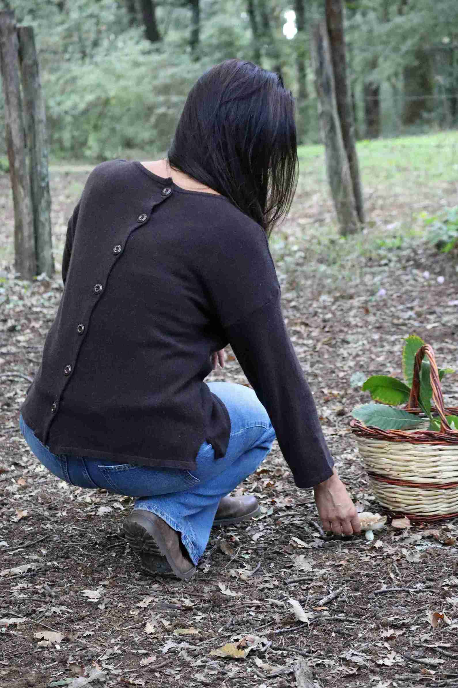 Gemma d'Inverno Sweater in Dark Brown (wool and cashmere)