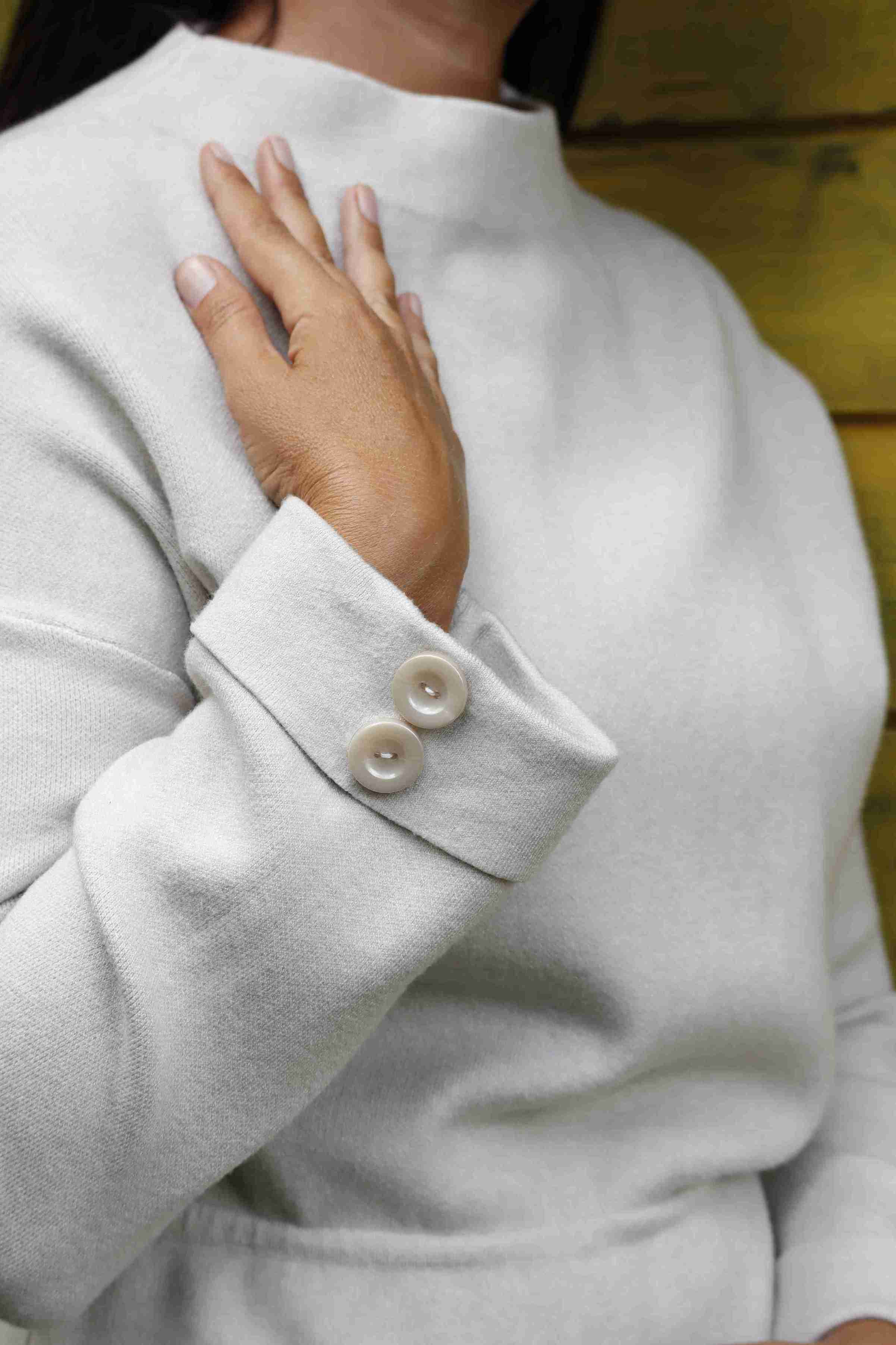 Maglione Bruma soffice panna ( viscosa)