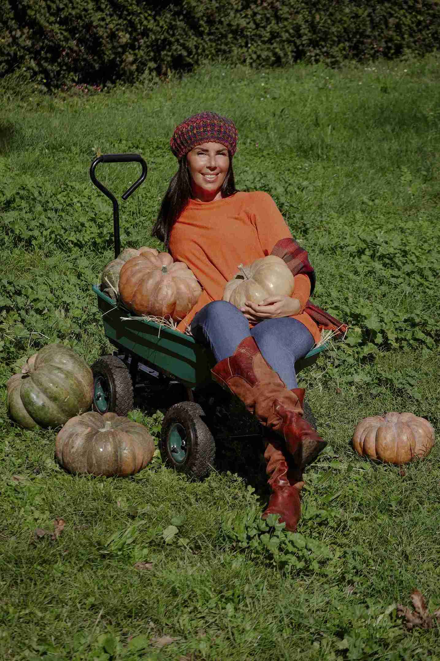 Maglione Trama d’Autunno Zucca (viscosa)