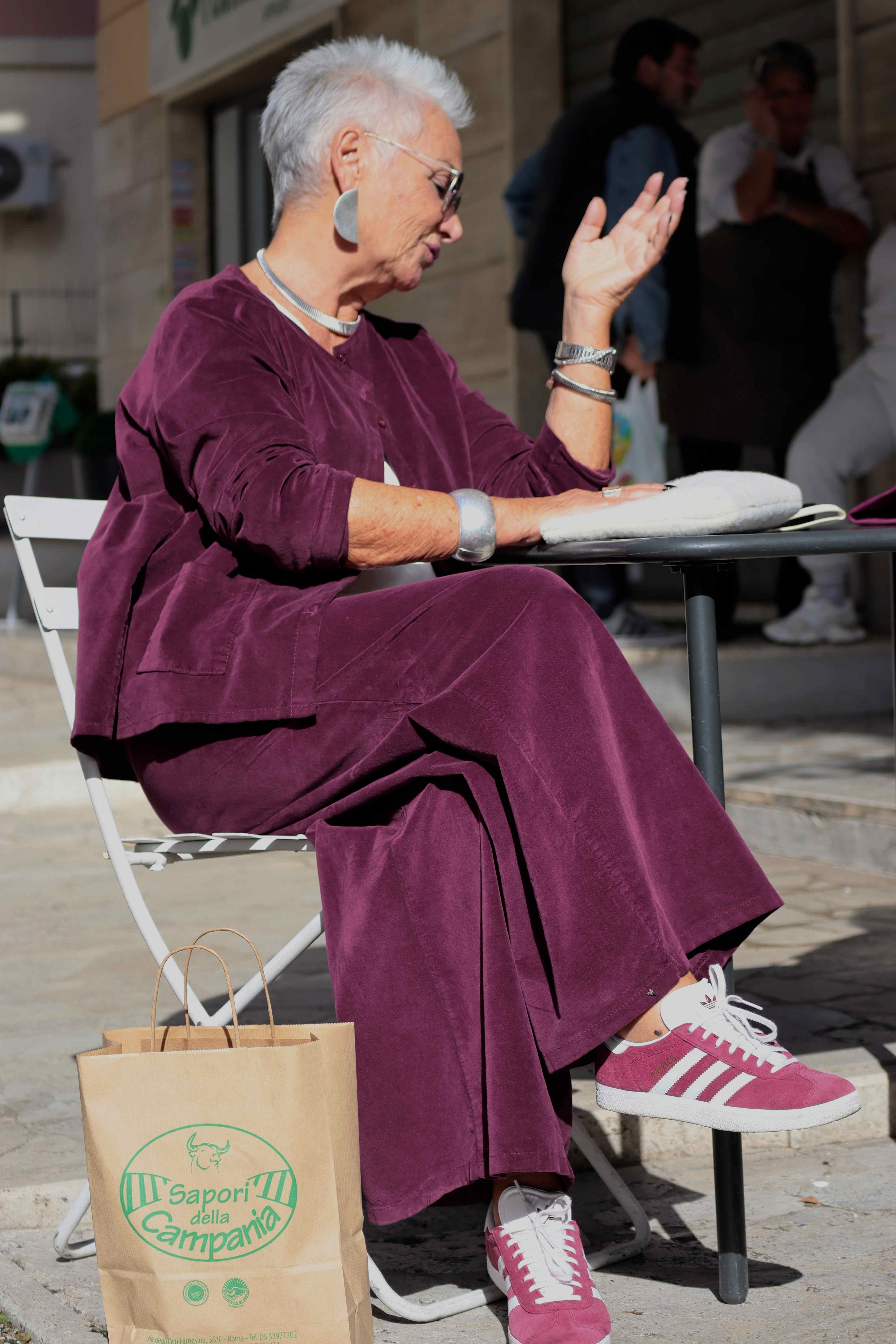 Pantalone Velvet Palazzo Bordeaux (velluto liscio)