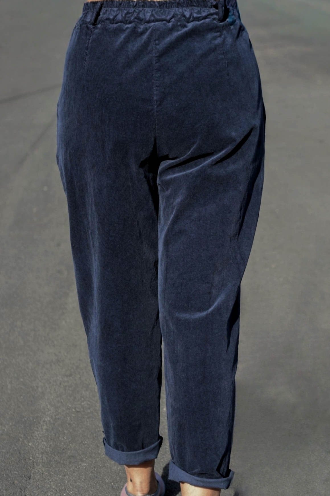 Pantalone COMFLY Blu (velluto a costine)