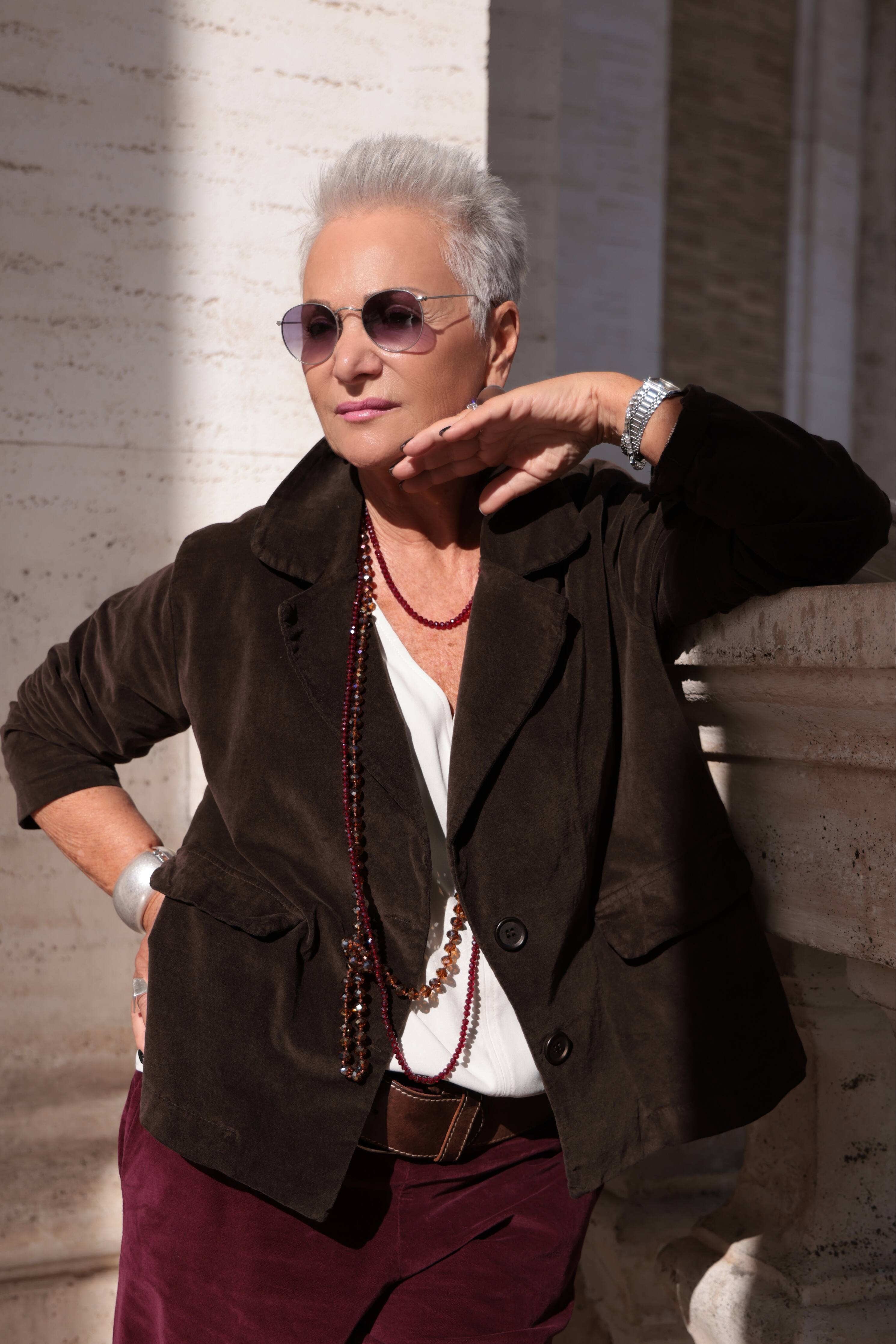 Giacca Velvet marrone (velluto liscio)