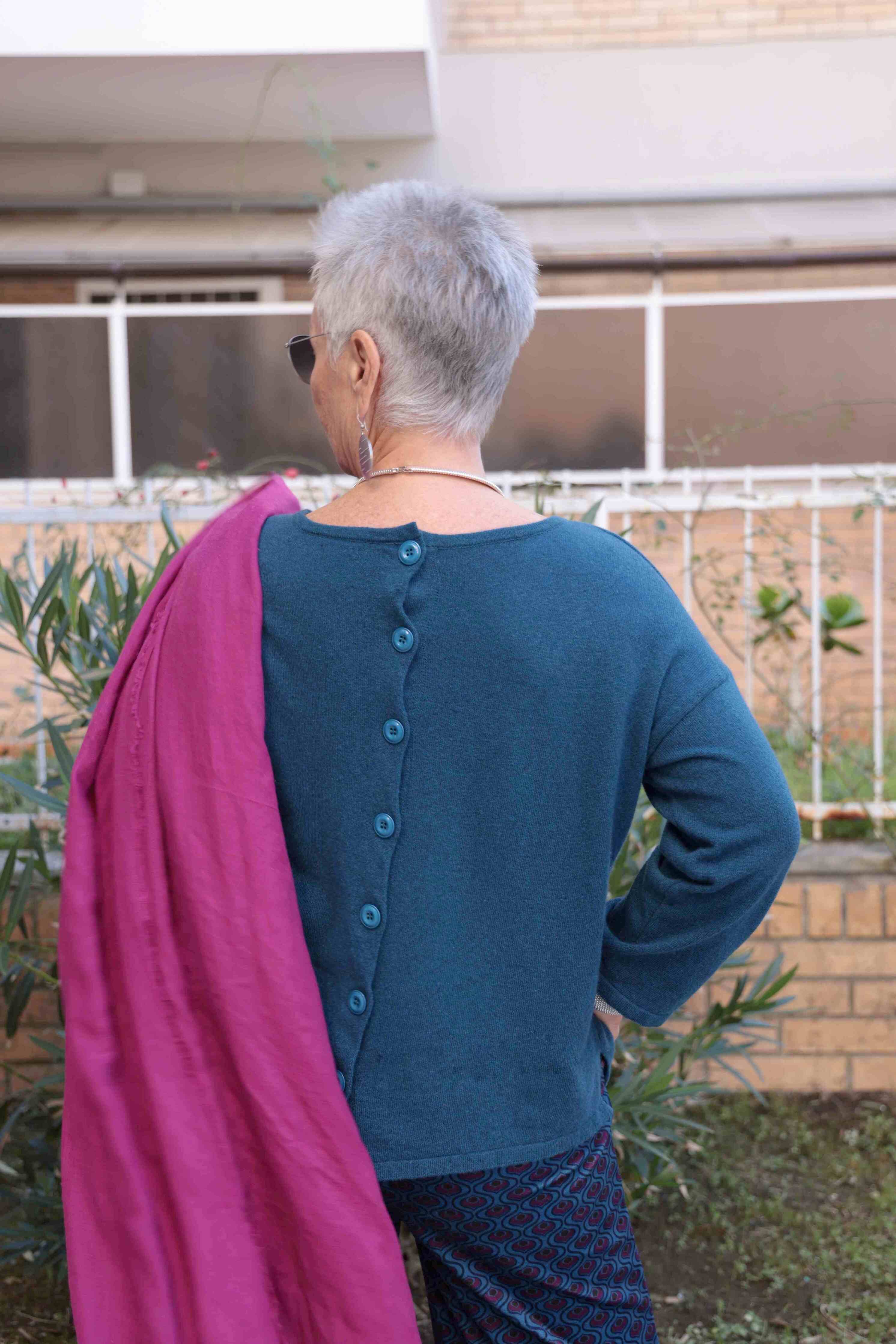 Gemma Winter Sweater in Ottanio (wool and cashmere) 