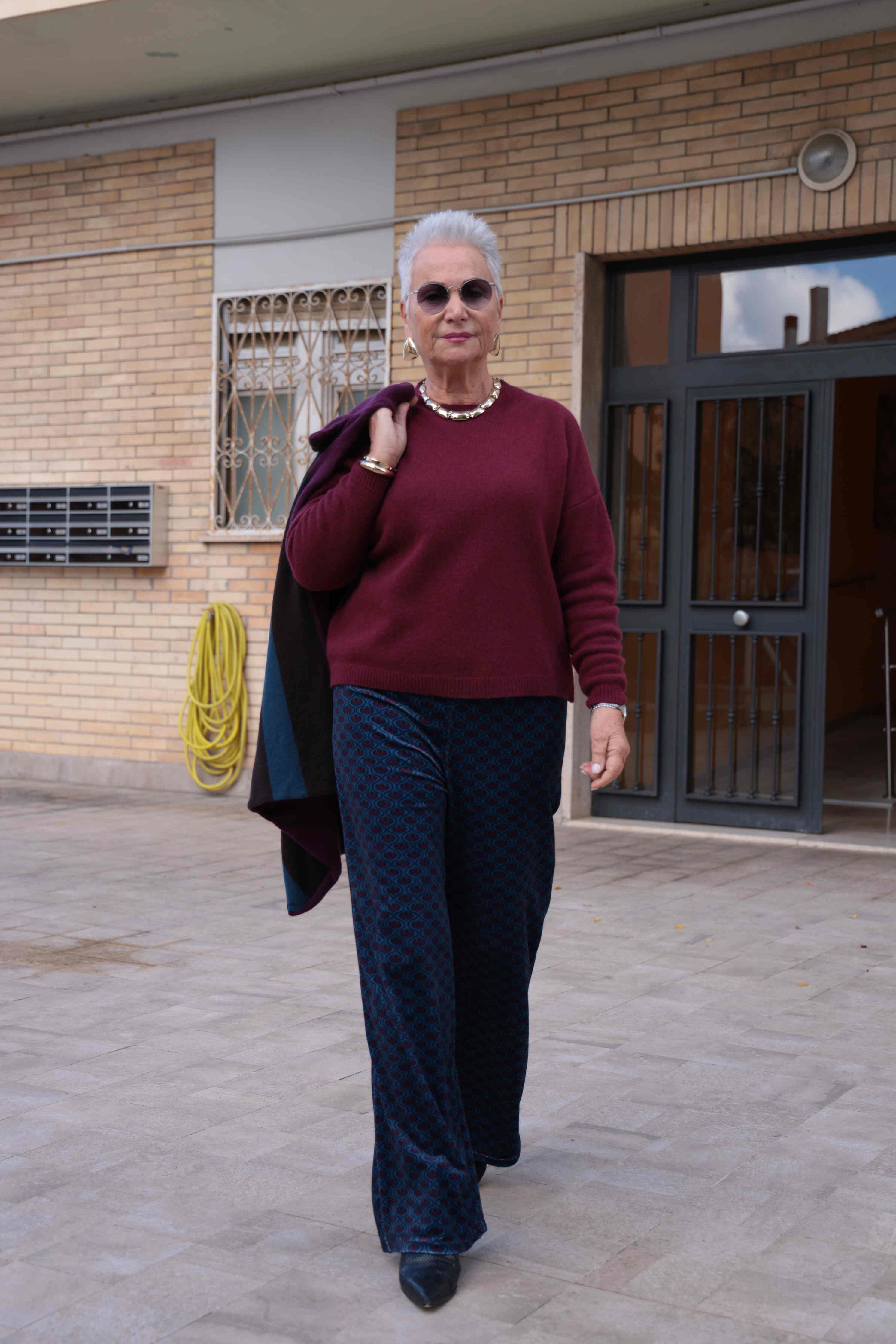 Maglione Pure Merinos Bordeaux (pura lana merinos)