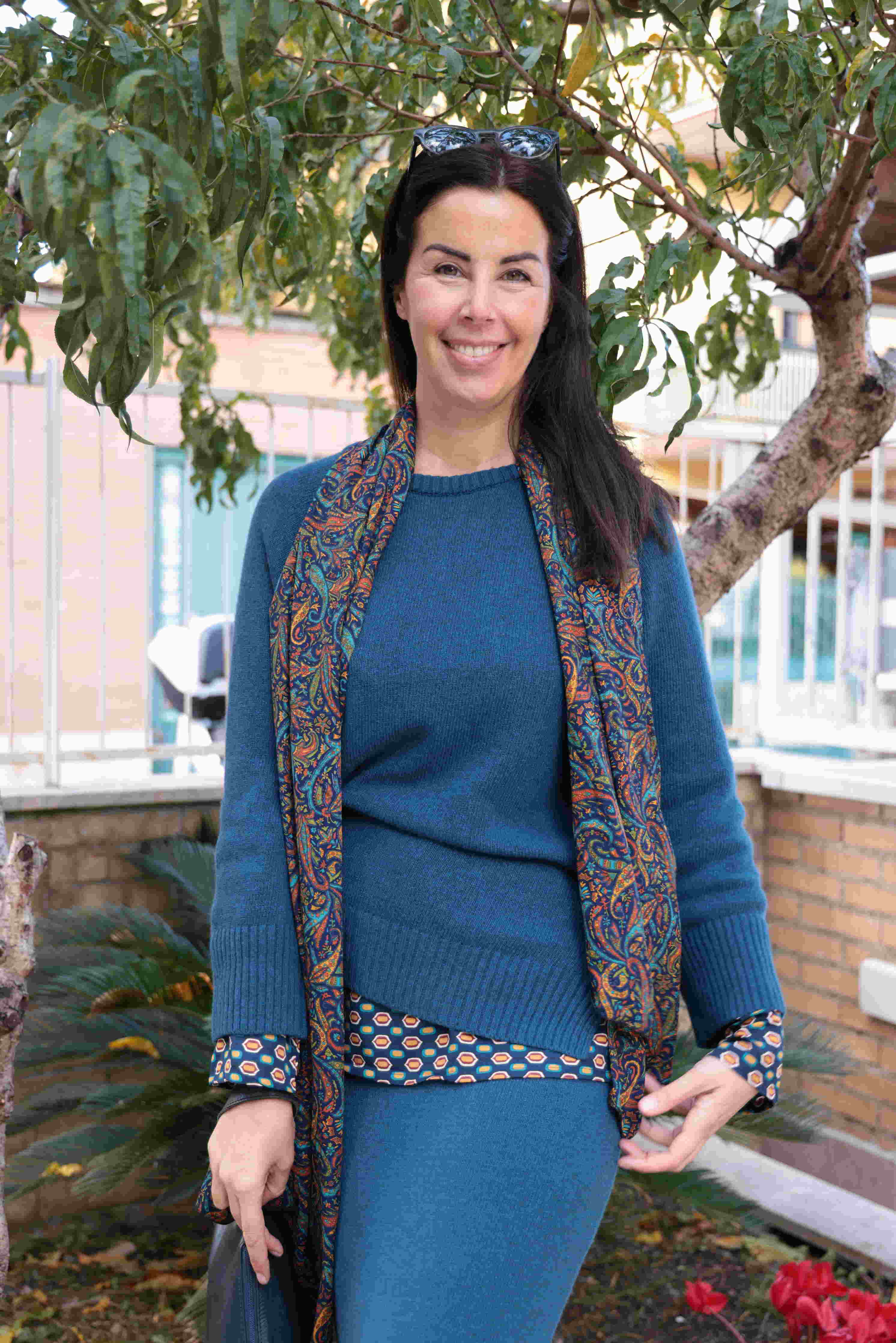 Maglione Nuvole d'inverno Ottanio (lana e cashmere)