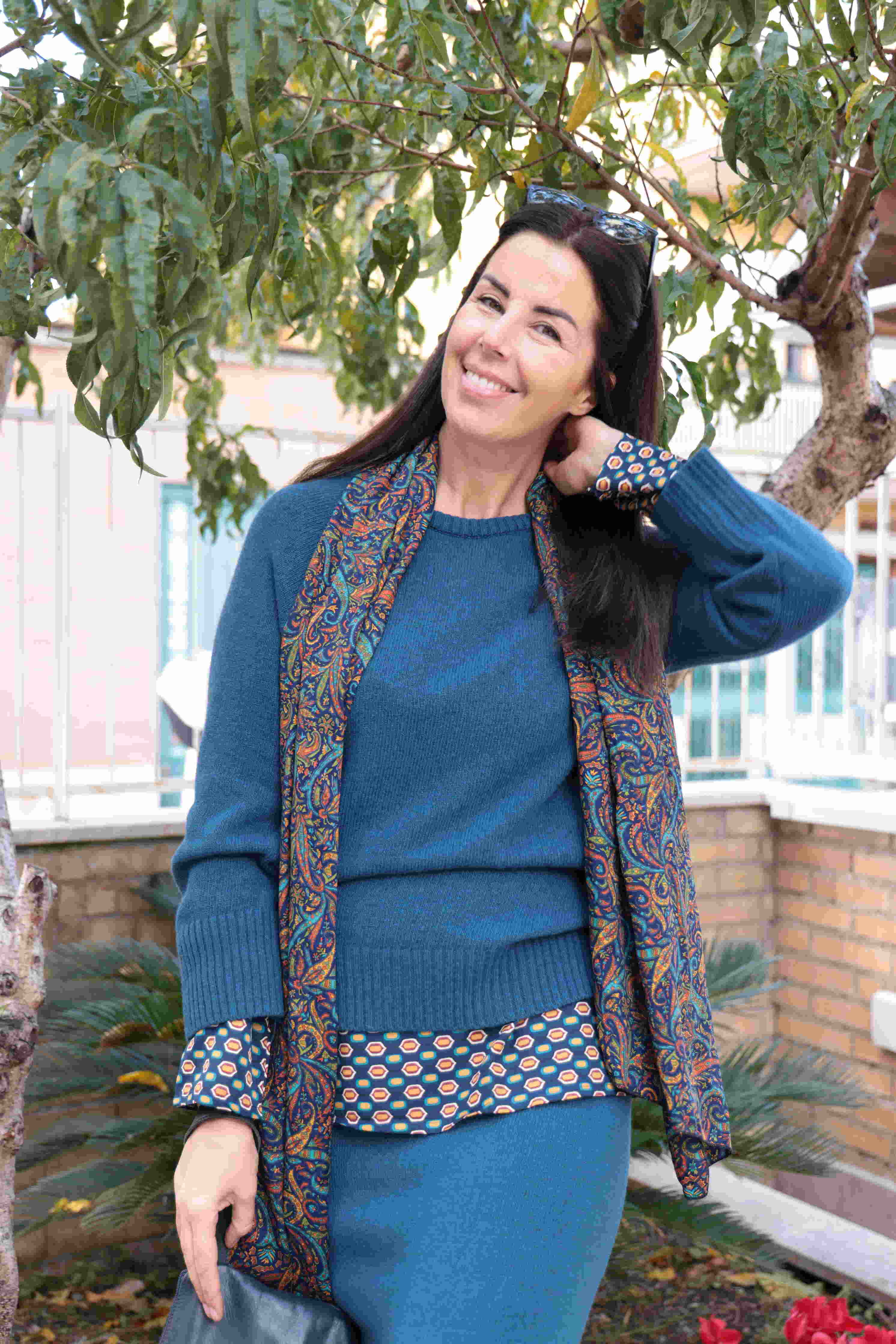 Maglione Nuvole d'inverno Ottanio (lana e cashmere)