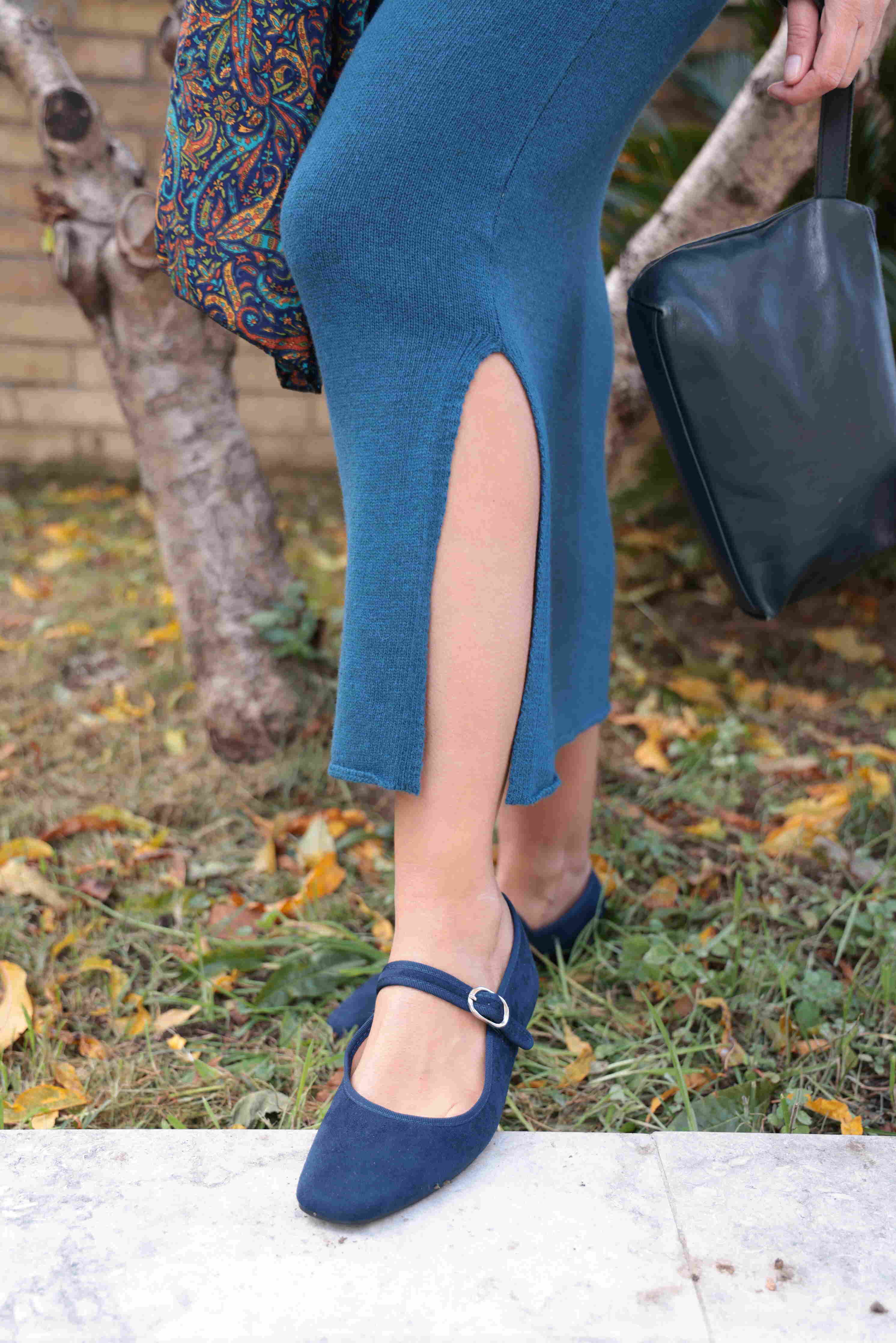 Falda Eclissi Ottanio (lana y cachemira) 