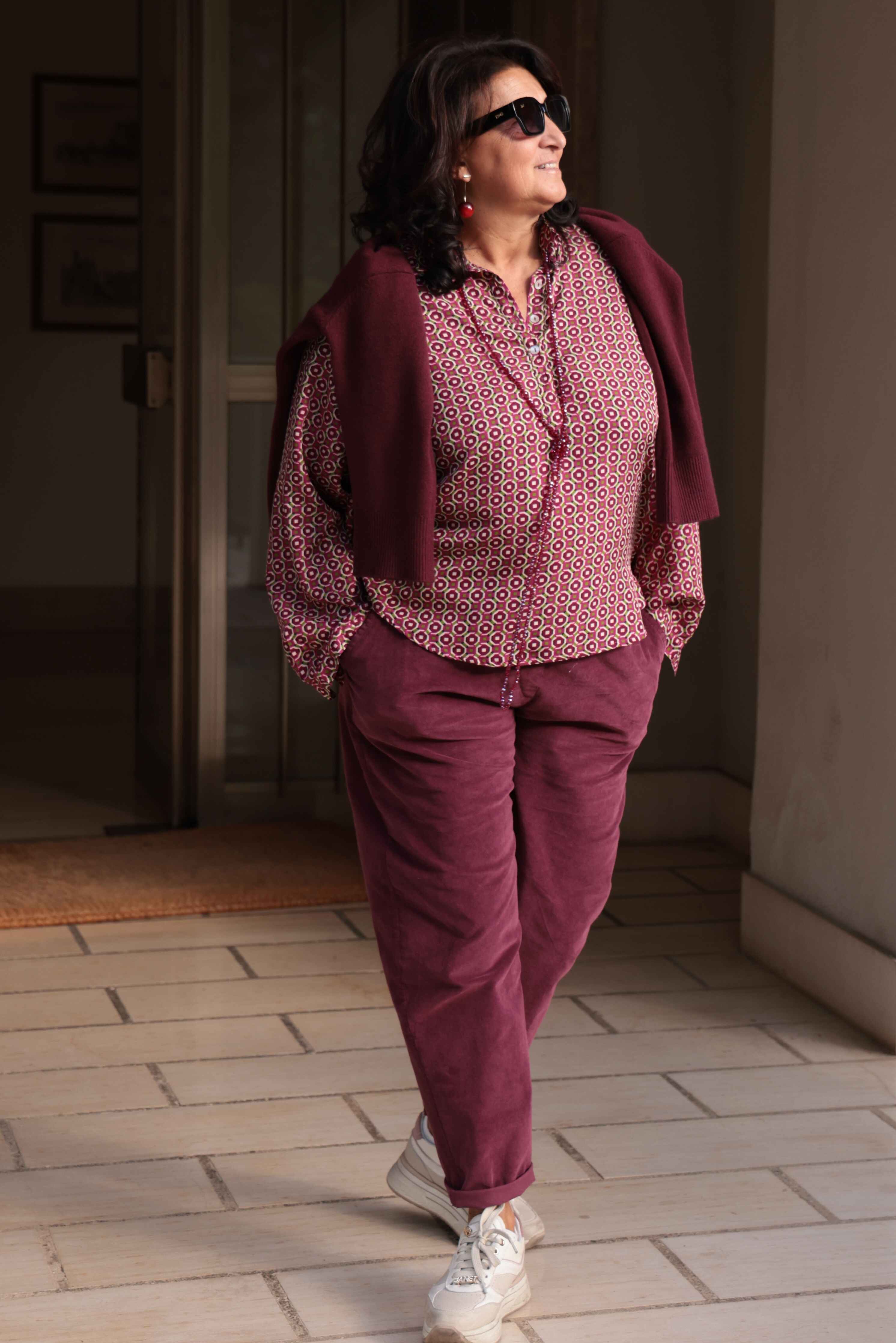 Camisa Mini Geometría (seda) 