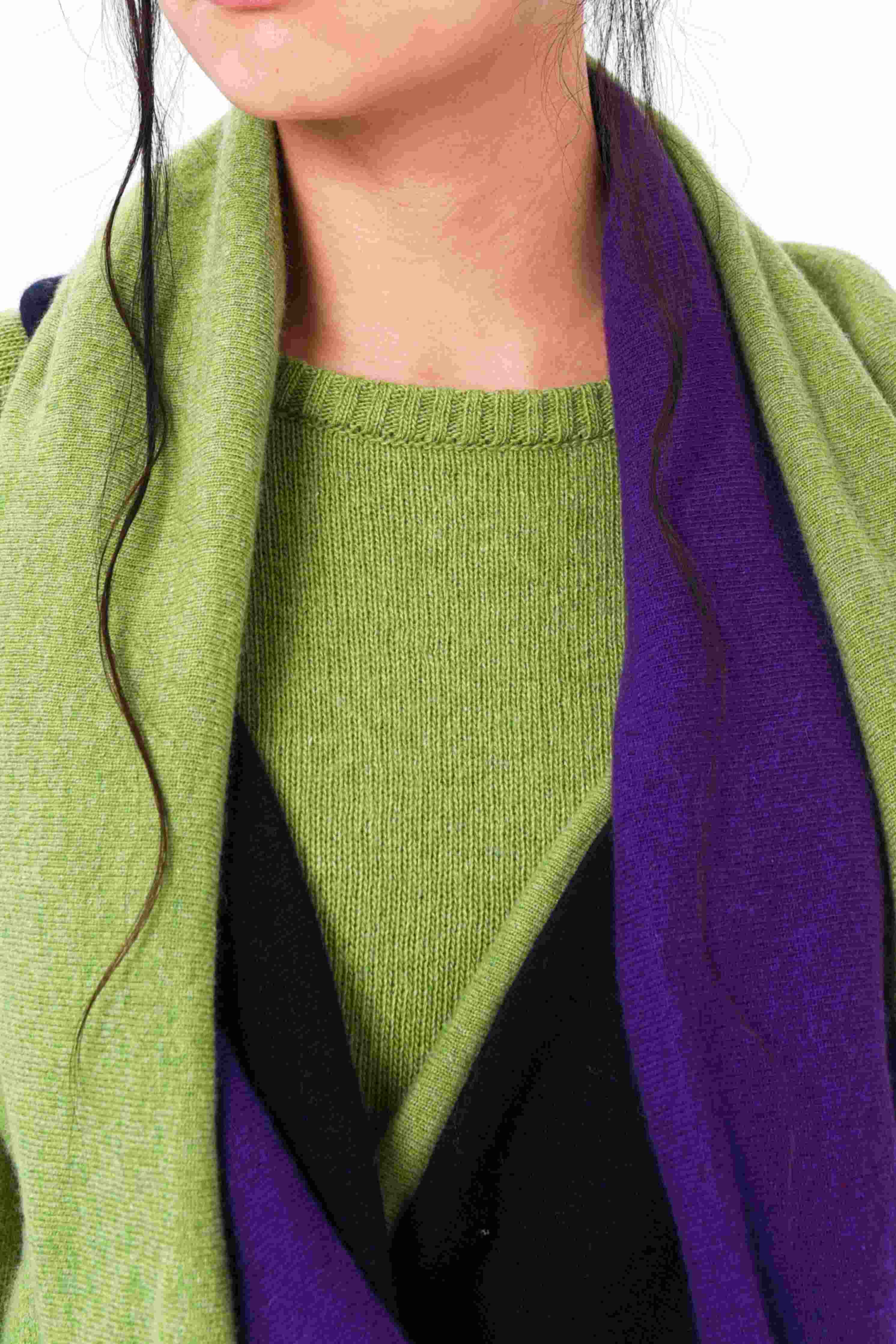 Collo Tricolore Tubolare (Lana e cashmere)
