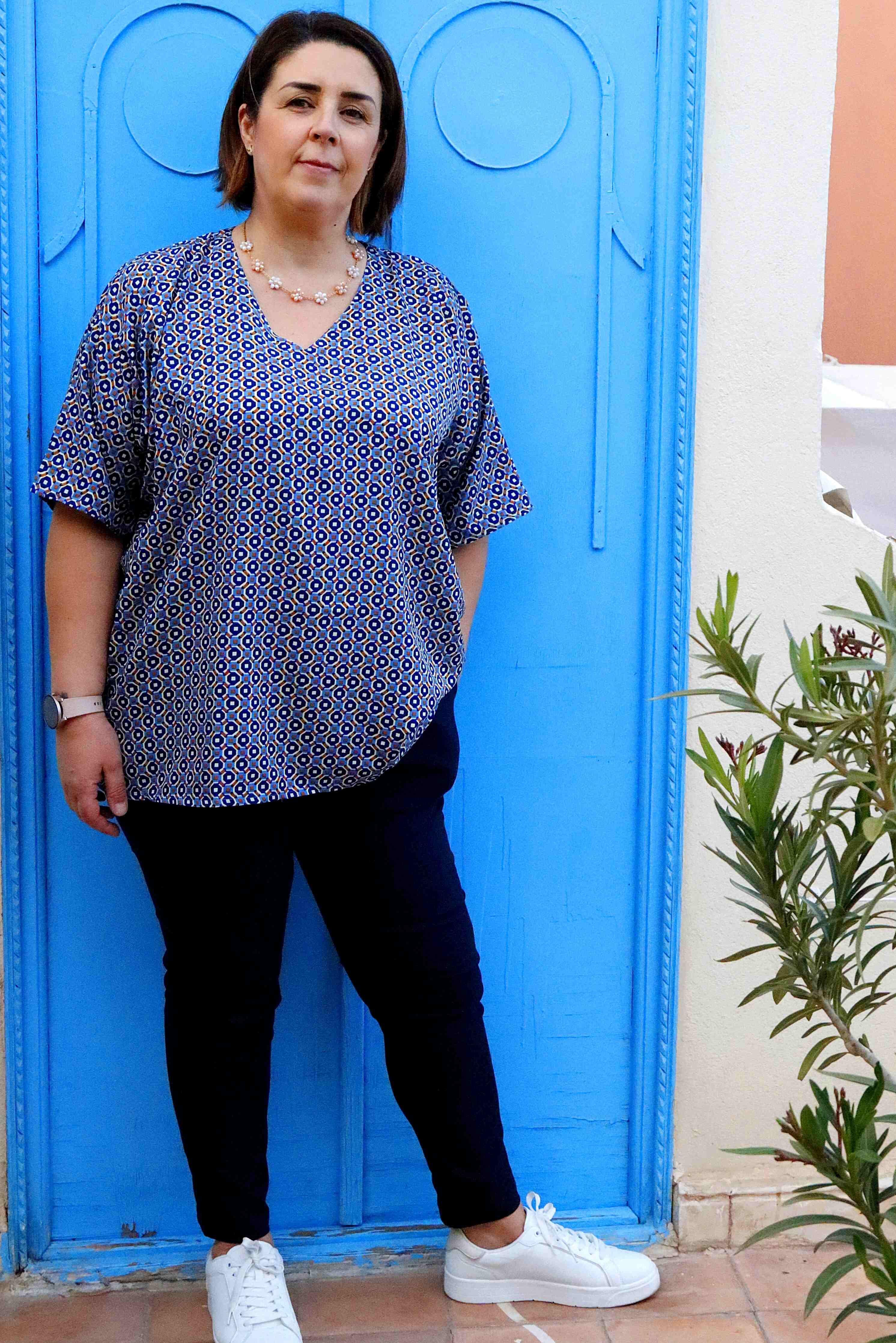 ZELLIGE BLOUSE (Silk)
