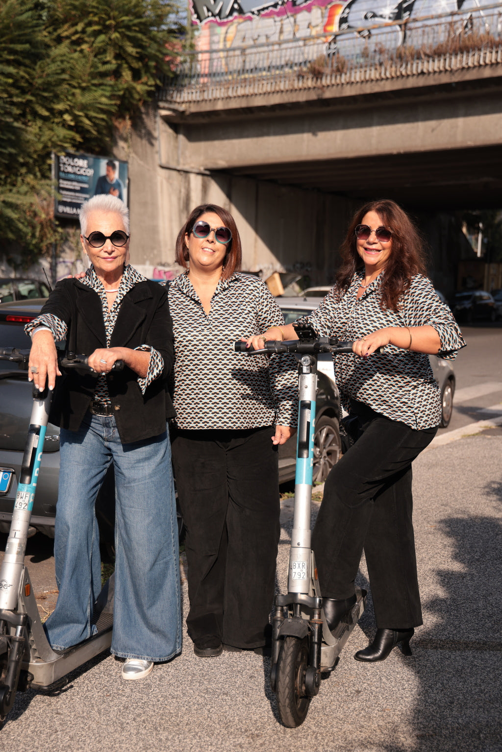 CAMICIA PONZA FANTASIA TURCHESE (Jersey di viscosa)